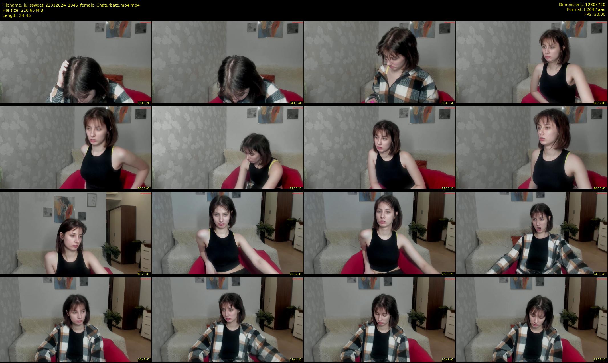 julissweet — 35 minute Chaturbate female cam show recording, 720p, Jan 22, 2024