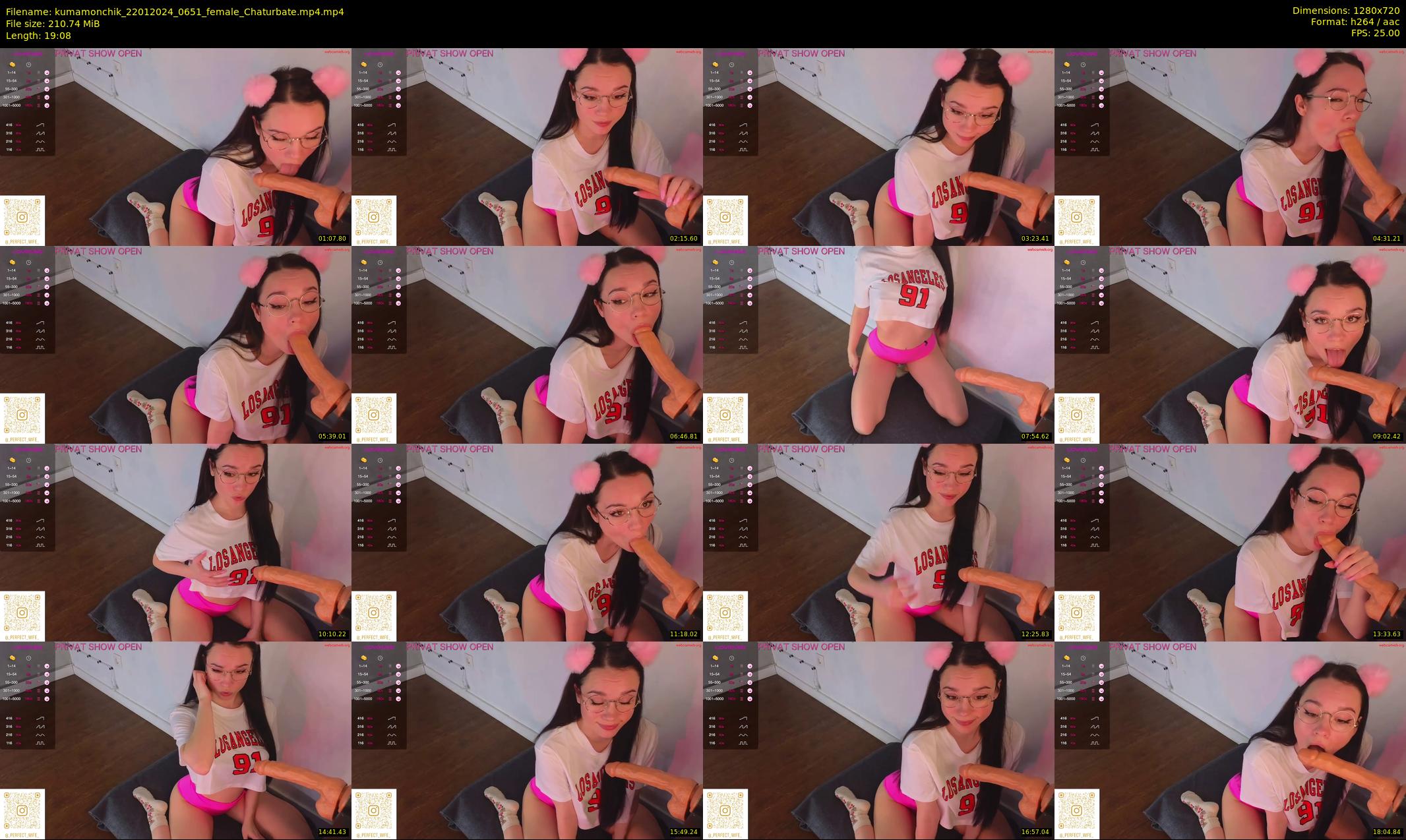kumamonchik — 20 minute Chaturbate couple cam show recording, 720p, Jan 22, 2024