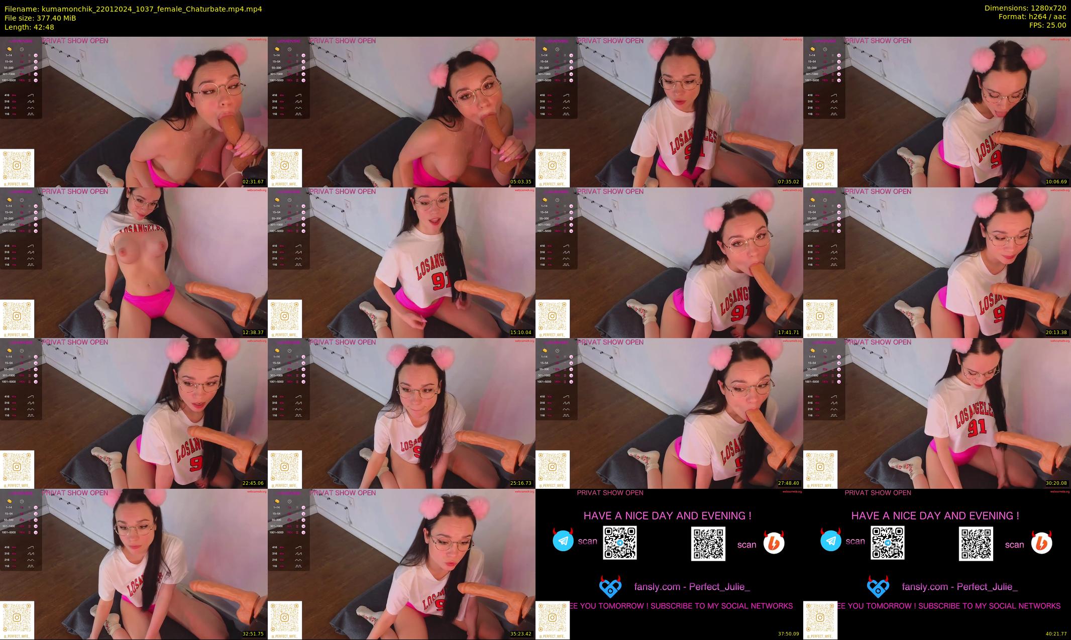 kumamonchik — 43 minute Chaturbate couple cam show recording, 720p, Jan 22, 2024