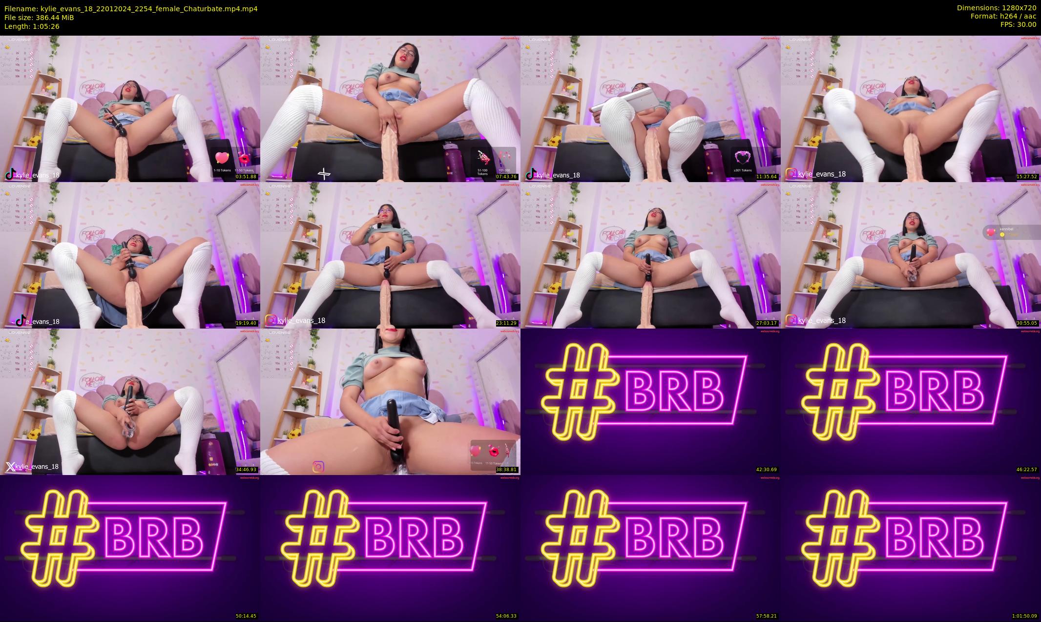 kylie_evans_18 — 66 minute Chaturbate female cam show recording, 720p, Jan 22, 2024