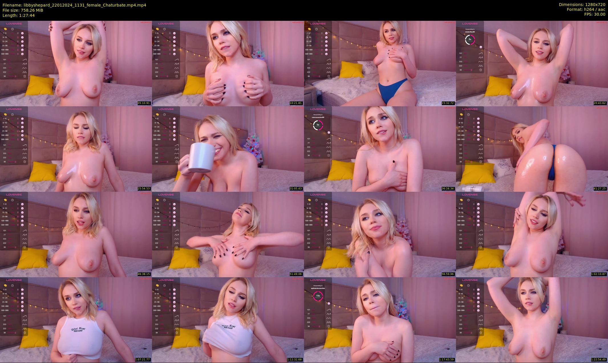 libbyshepard — 88 minute Chaturbate female cam show recording, 720p, Jan 22, 2024