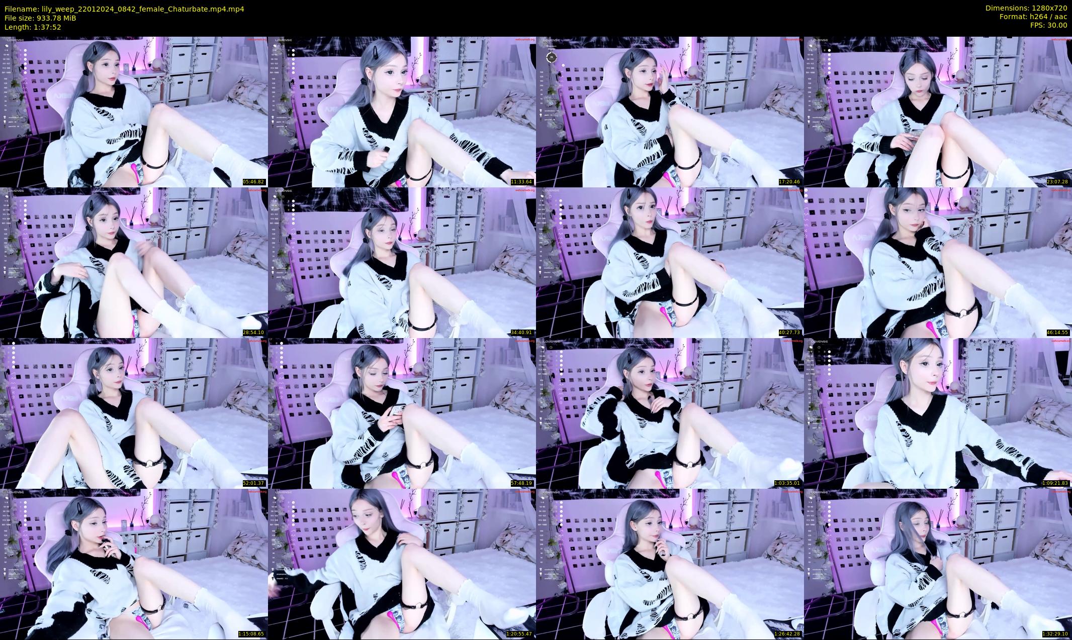 lily_weep — 98 minute Chaturbate female cam show recording, 720p, Jan 22, 2024