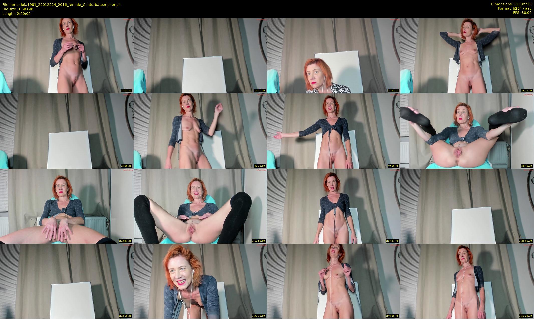 lola1981 — 120 minute Chaturbate female cam show recording, 720p, Jan 22, 2024