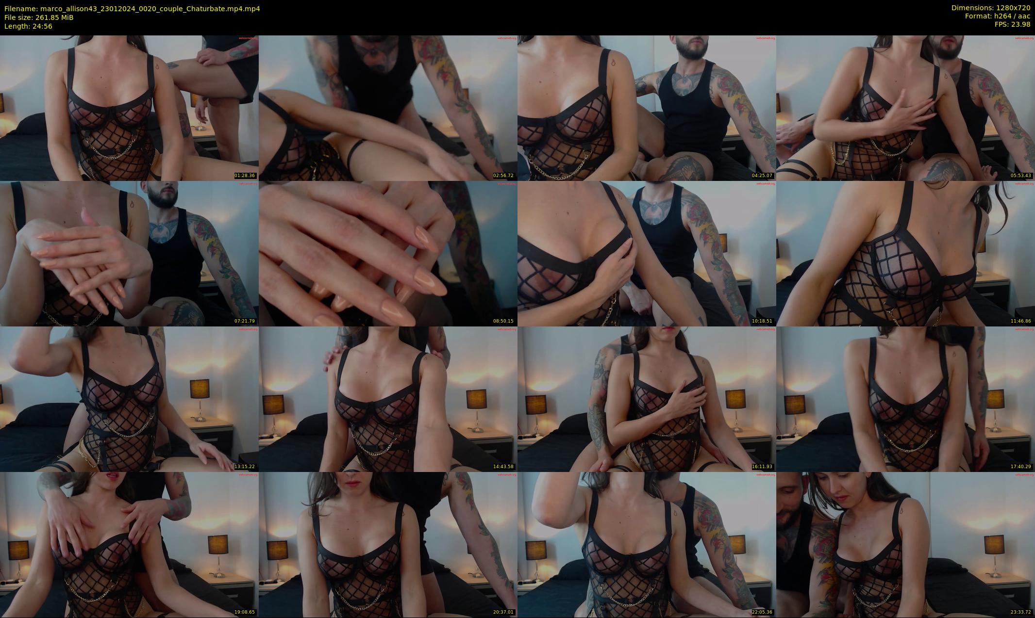 marco_allison43 — 25 minute Chaturbate couple cam show recording, 720p, Jan 23, 2024
