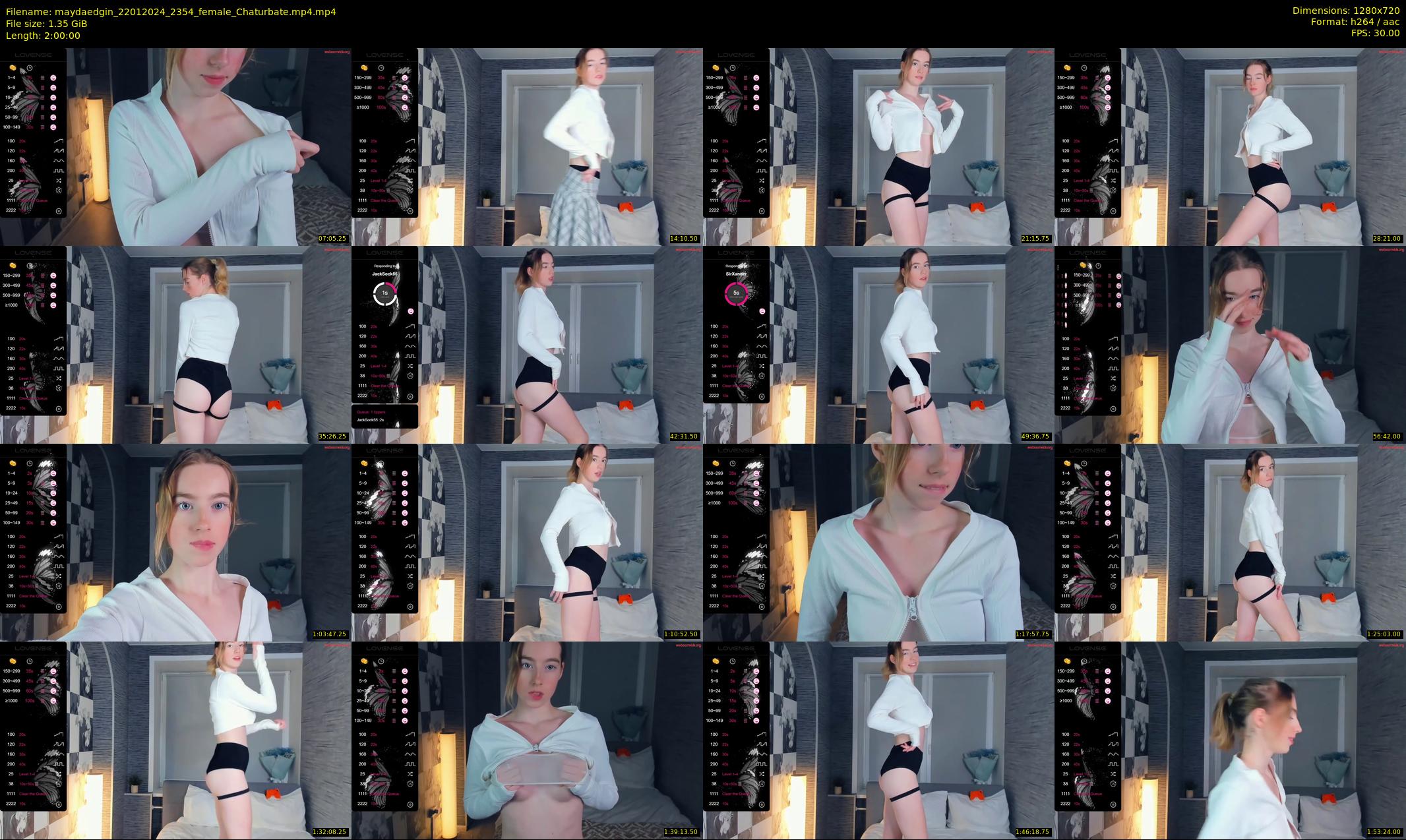 maydaedgin — 120 minute Chaturbate female cam show recording, 720p, Jan 22, 2024