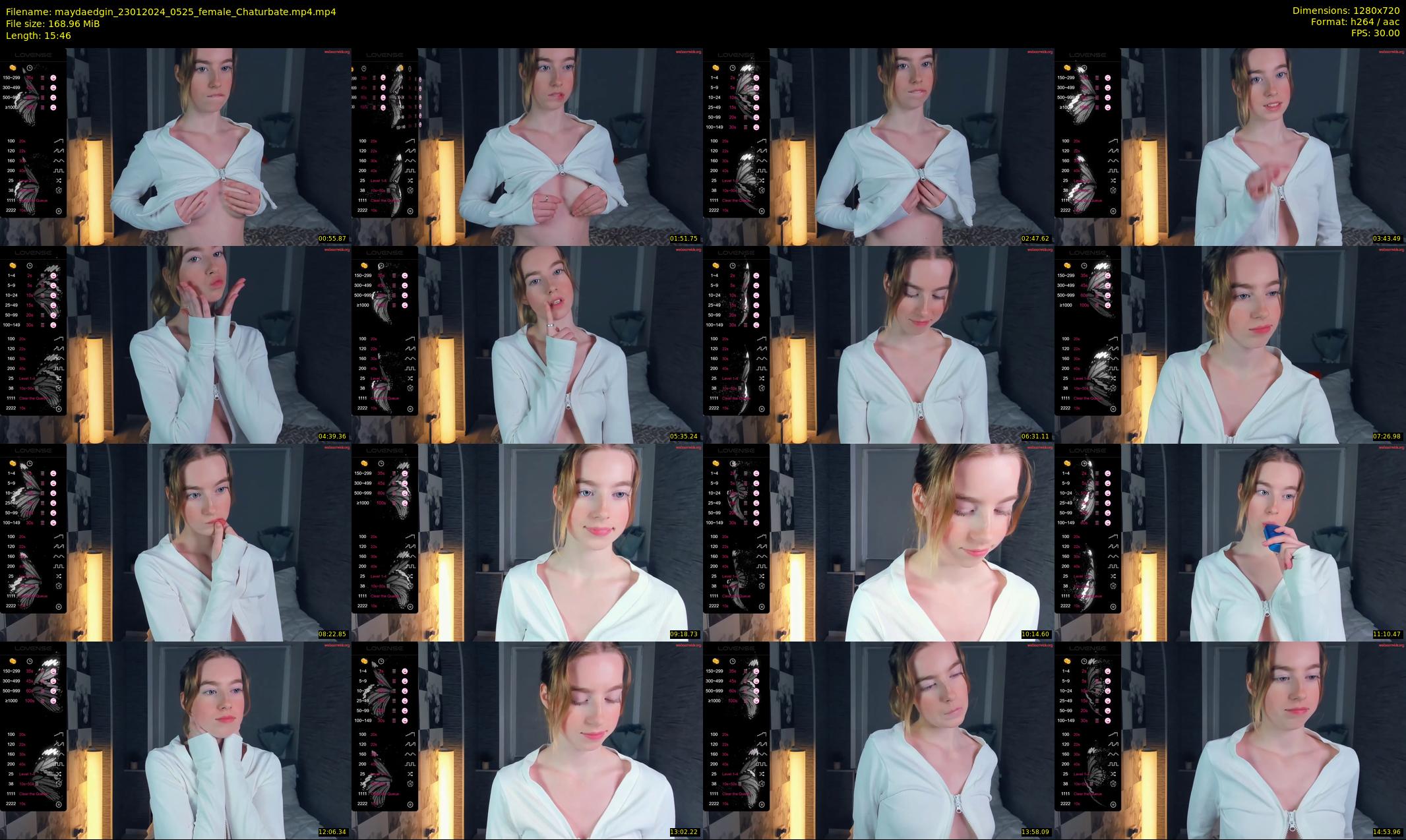 maydaedgin — 16 minute Chaturbate female cam show recording, 720p, Jan 23, 2024