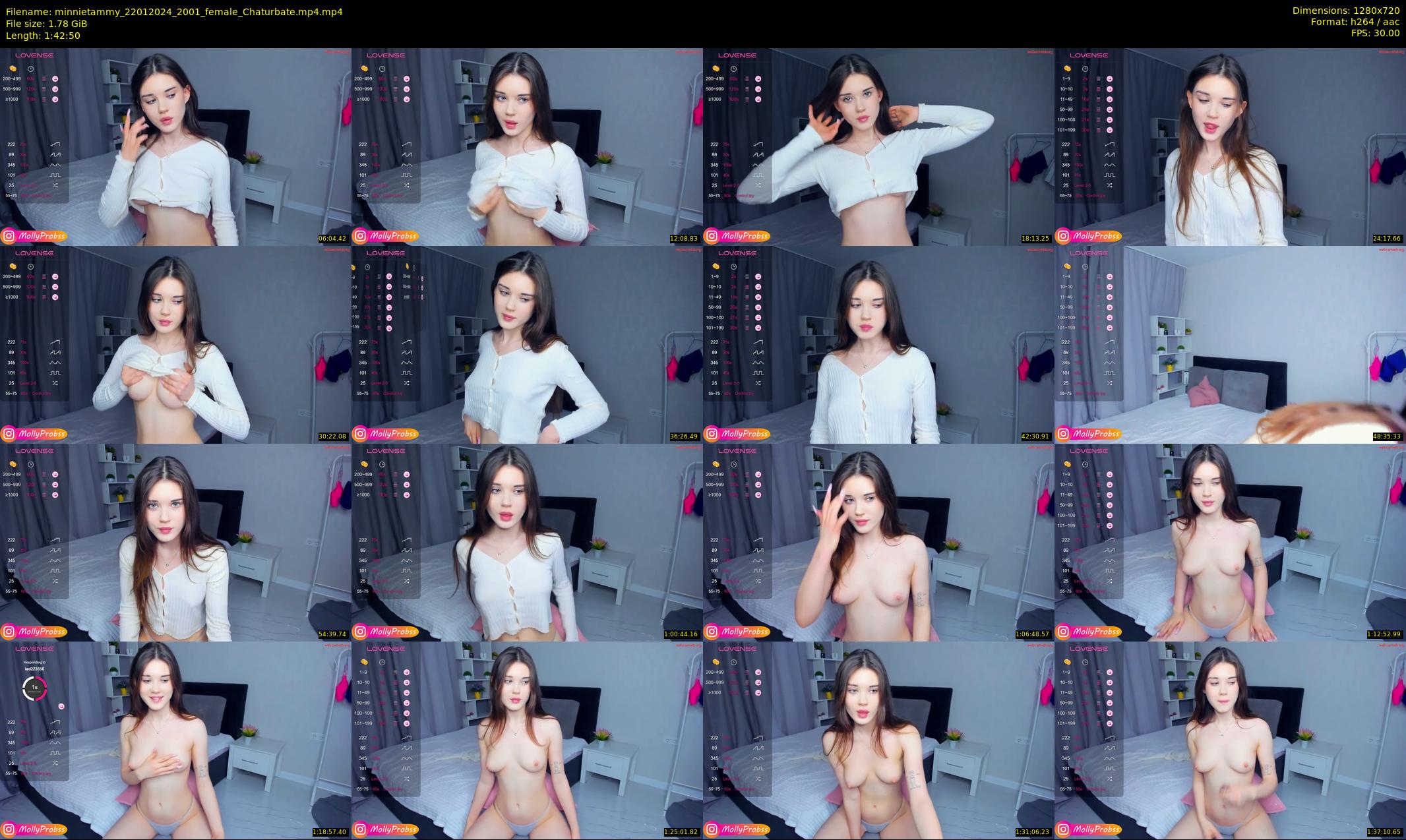 minnietammy — 103 minute Chaturbate female cam show recording, 720p, Jan 22, 2024