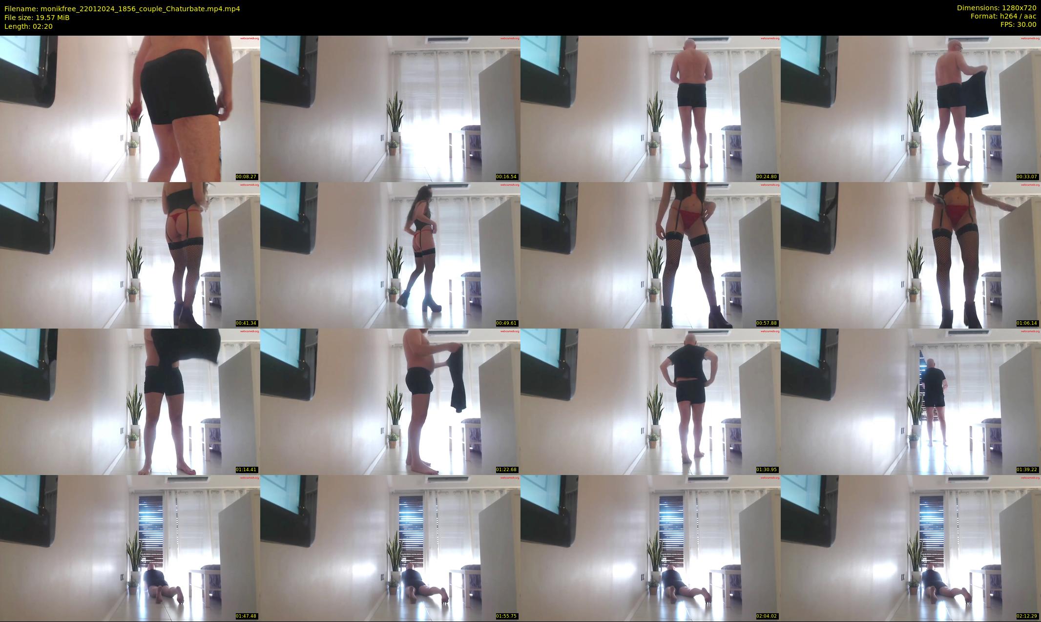 monikfree — 3 minute Chaturbate couple cam show recording, 720p, Jan 22, 2024
