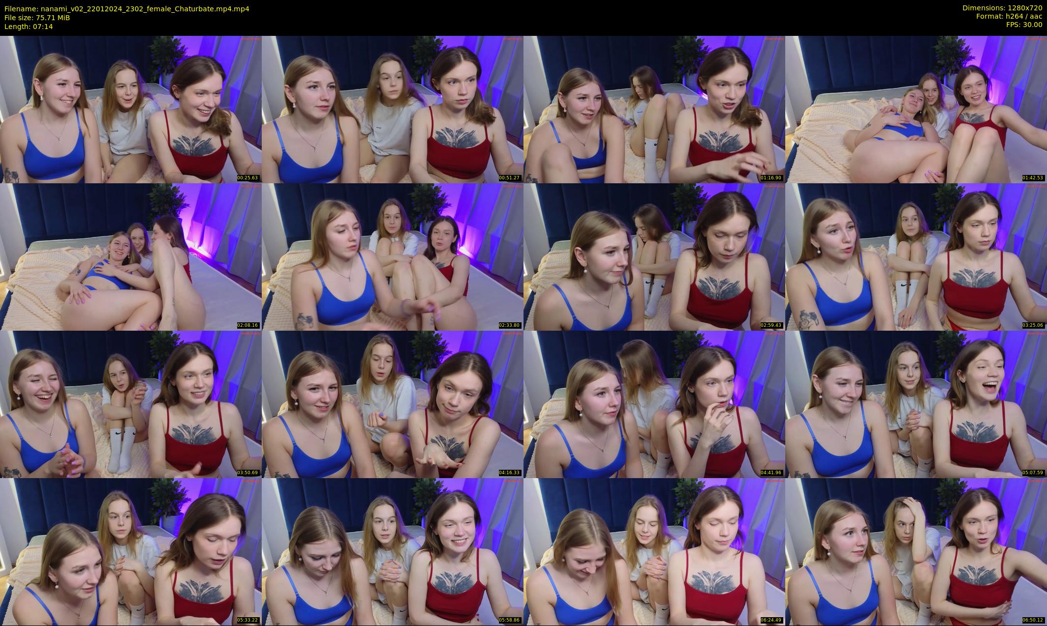 nanami_v02 — 8 minute Chaturbate couple cam show recording, 720p, Jan 22, 2024