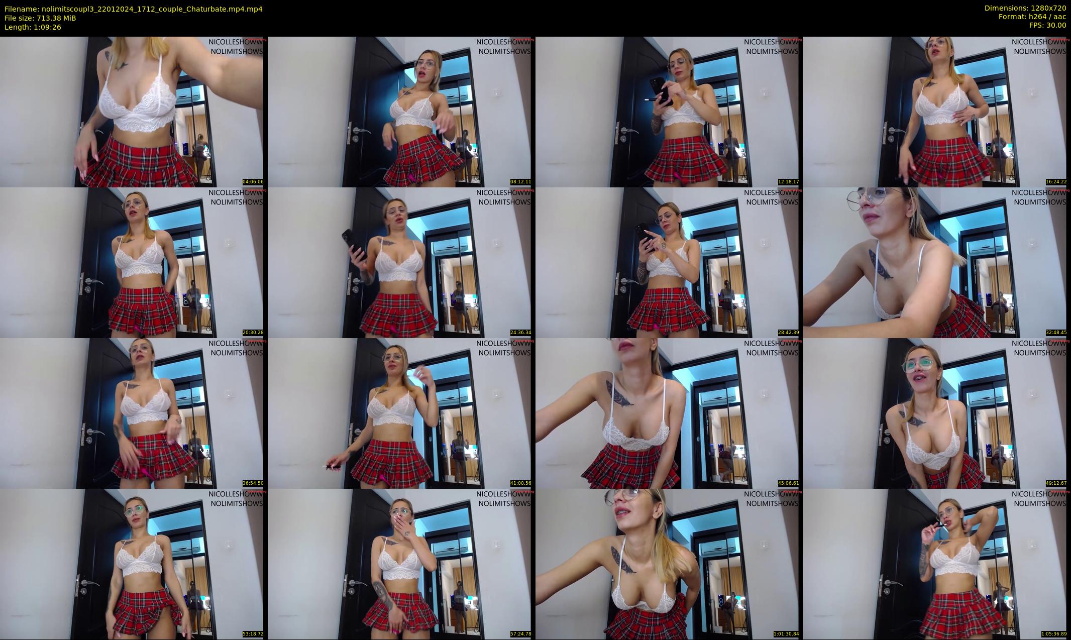 nolimitscoupl3 — 70 minute Chaturbate couple cam show recording, 720p, Jan 22, 2024