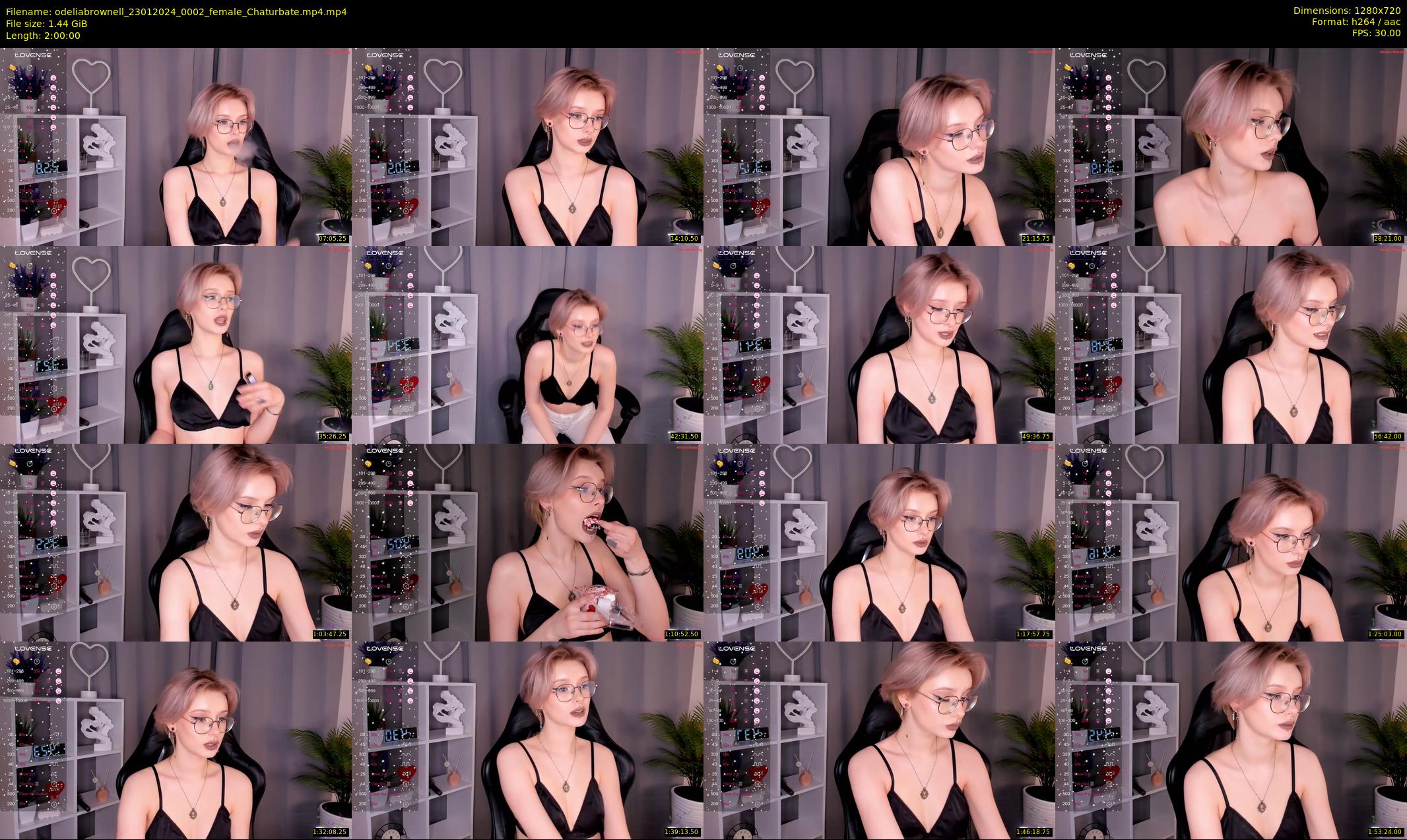 odeliabrownell — 120 minute Chaturbate female cam show recording, 720p, Jan 23, 2024