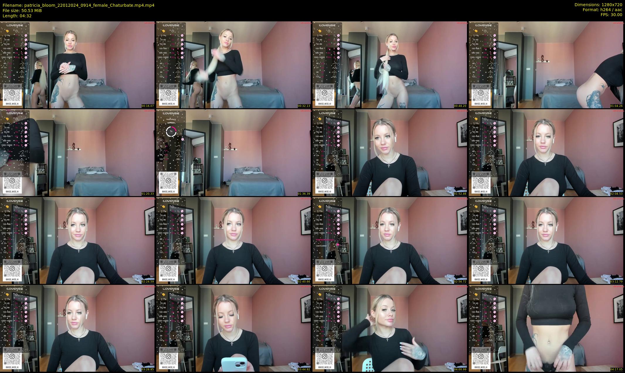 patricia_bloom — 5 minute Chaturbate female cam show recording, 720p, Jan 22, 2024