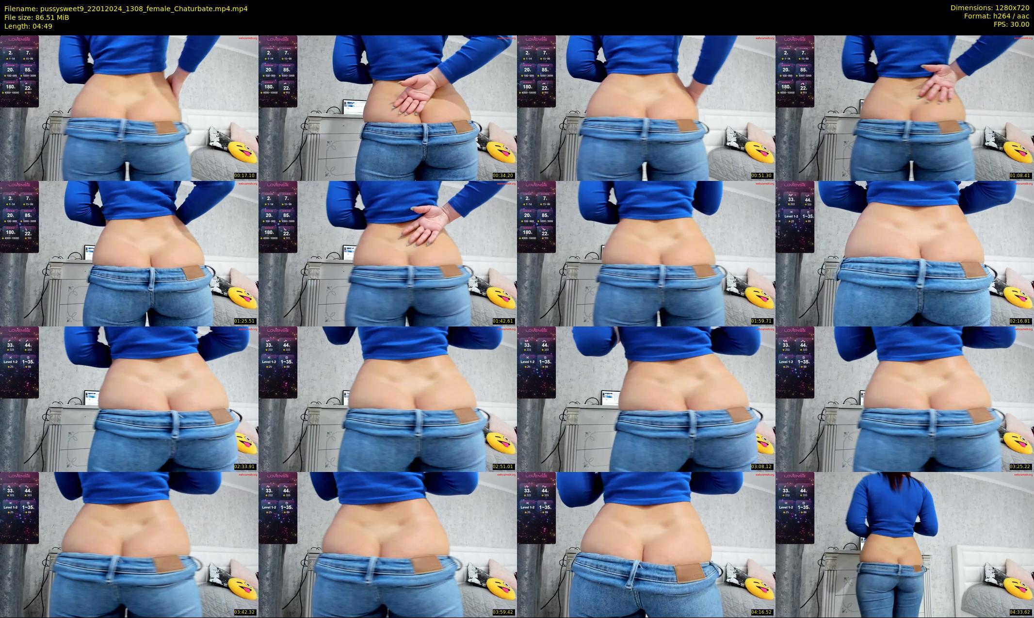 pussysweet9 — 5 minute Chaturbate female cam show recording, 720p, Jan 22, 2024