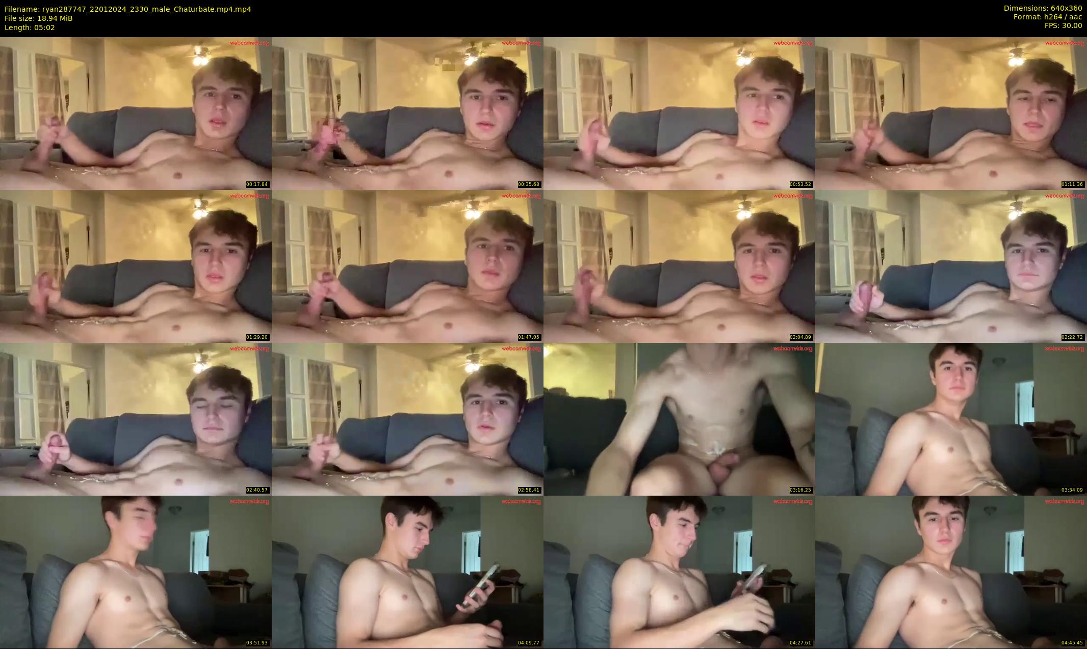 ryan287747 — 6 minute Chaturbate male cam show recording, 360p, Jan 22, 2024