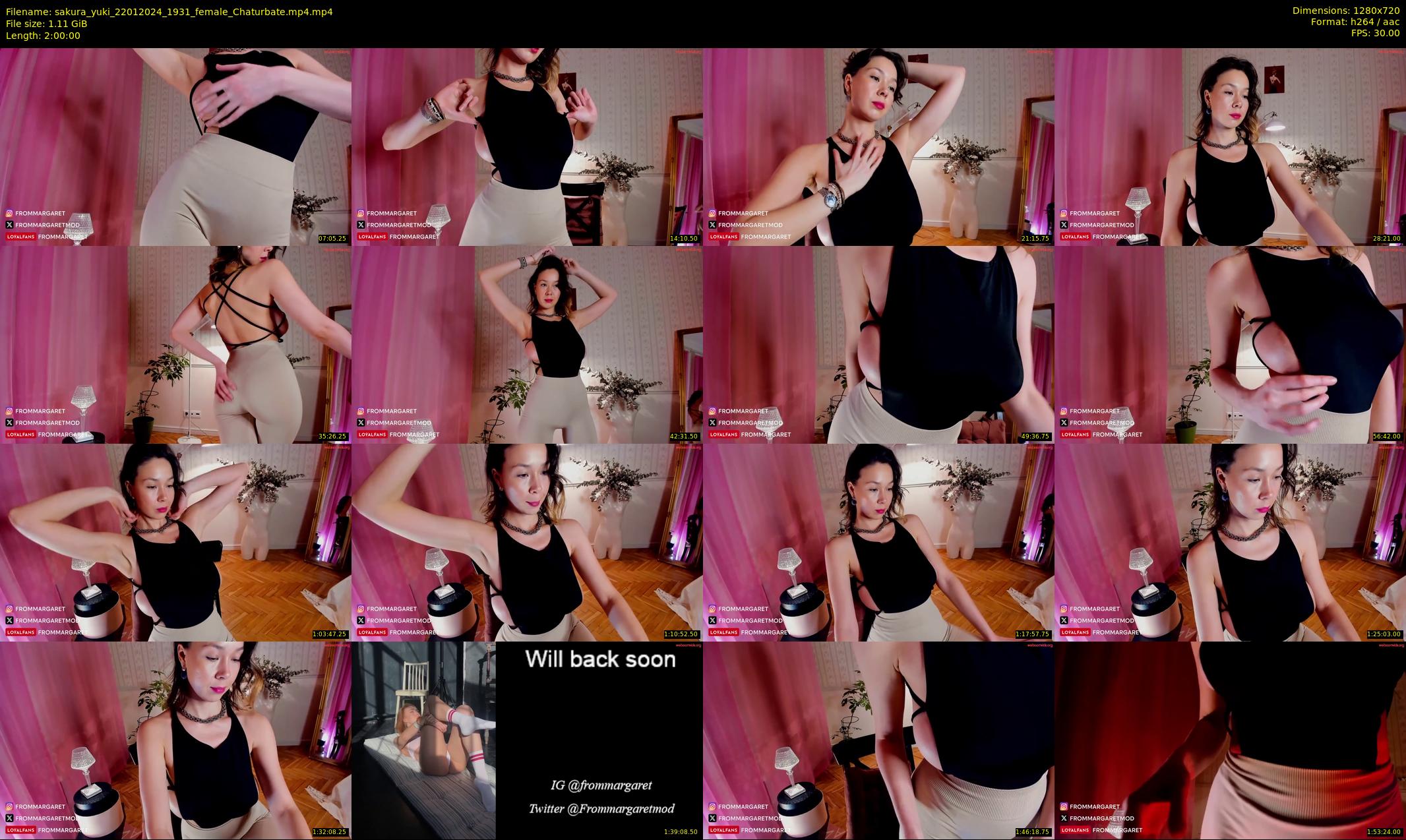 sakura_yuki — 120 minute Chaturbate female cam show recording, 720p, Jan 22, 2024