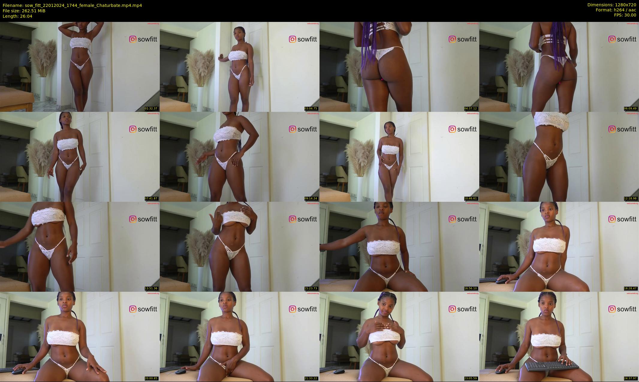sow_fitt — 27 minute Chaturbate female cam show recording, 720p, Jan 22, 2024