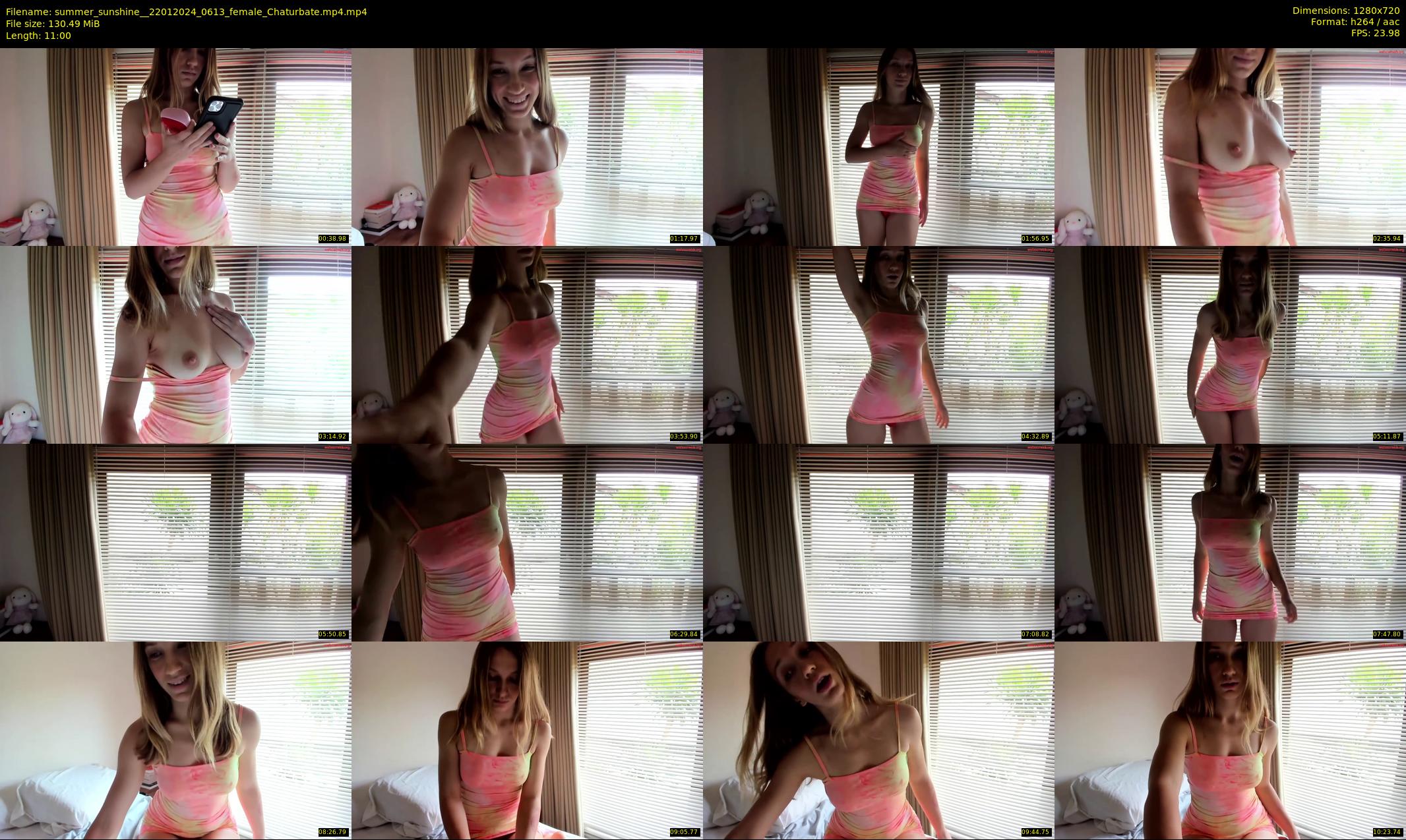 summer_sunshine_ — 11 minute Chaturbate female cam show recording, 720p, Jan 22, 2024