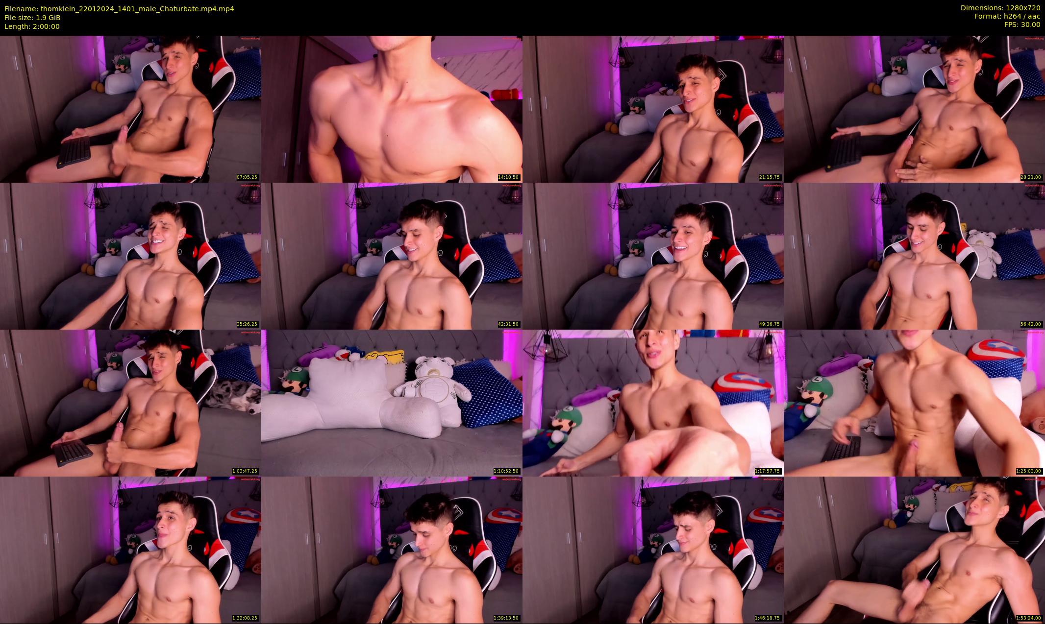 thomklein — 120 minute Chaturbate male cam show recording, 720p, Jan 22, 2024