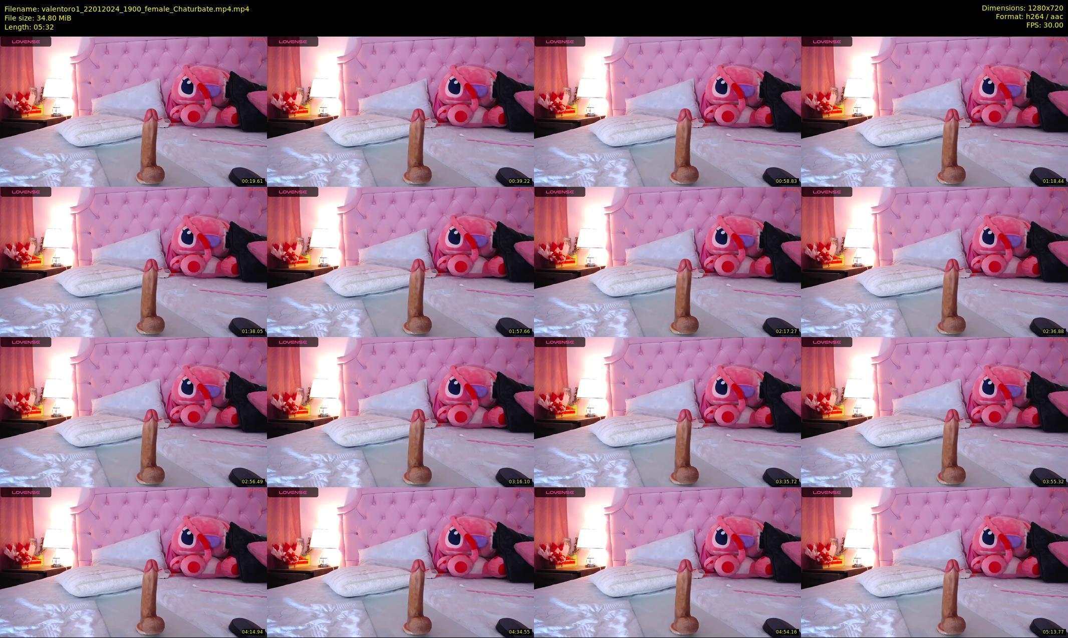 valentoro1 — 6 minute Chaturbate female cam show recording, 720p, Jan 22, 2024
