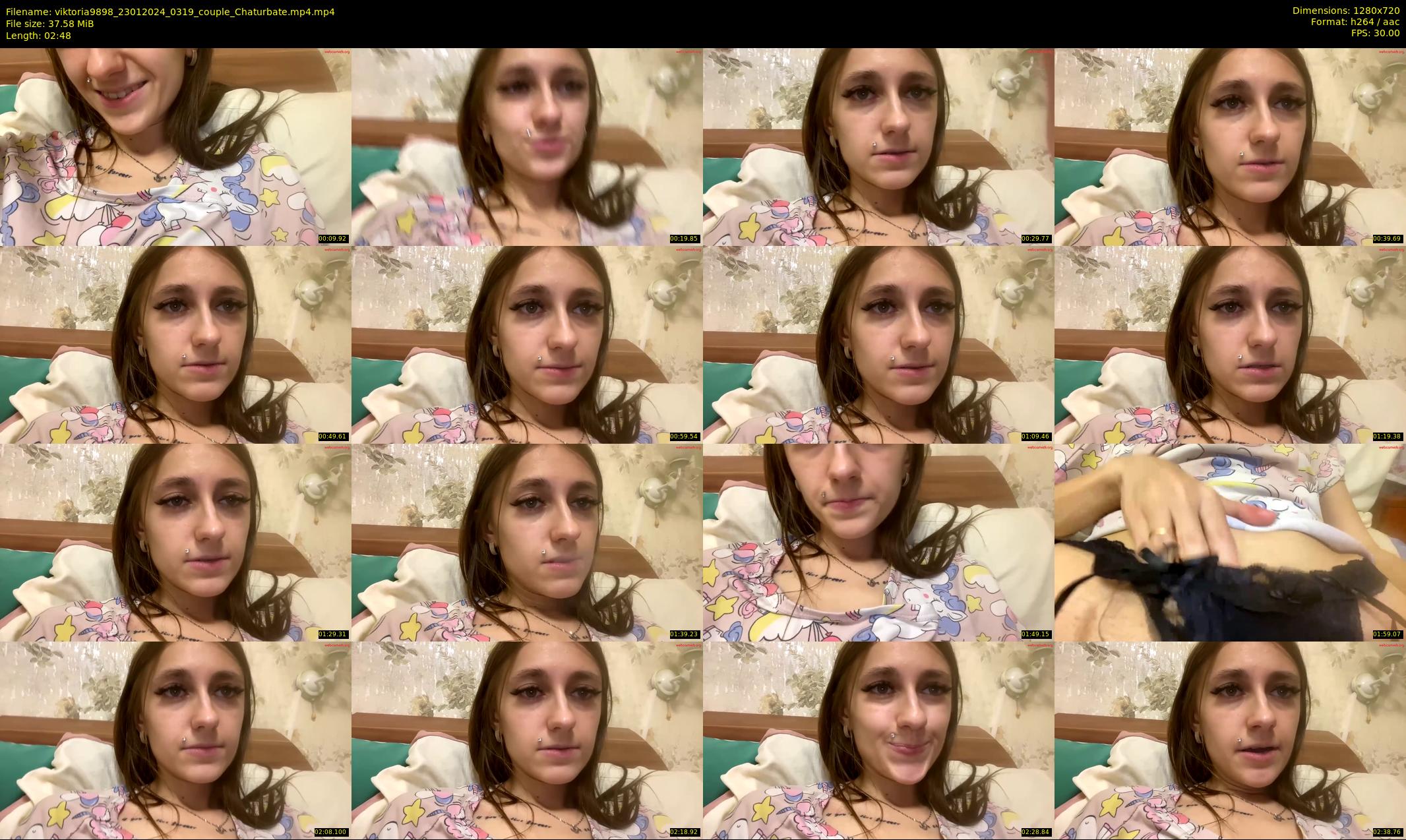 viktoria9898 — 3 minute Chaturbate couple cam show recording, 720p, Jan 23, 2024