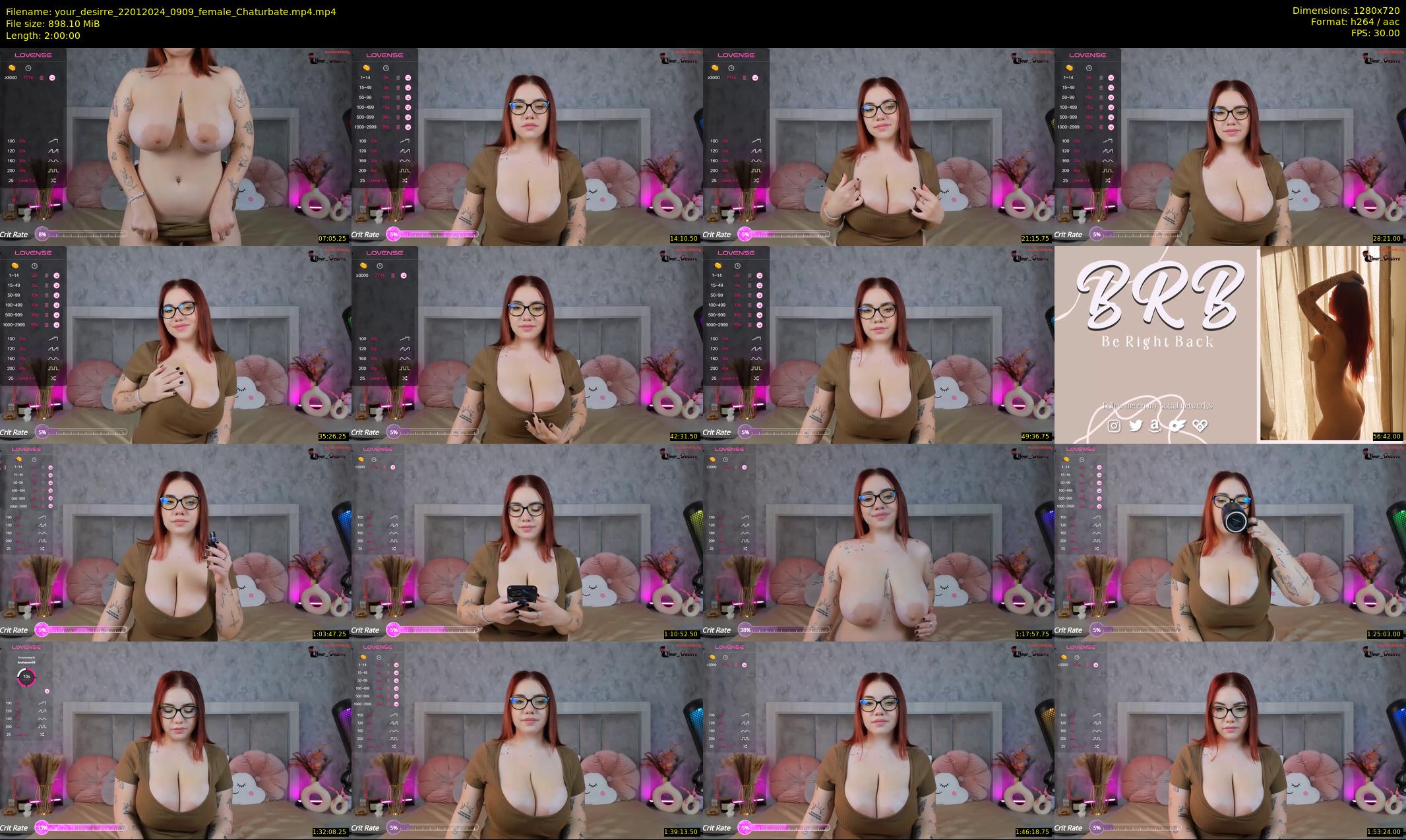 your_desirre — 120 minute Chaturbate female cam show recording, 720p, Jan 22, 2024