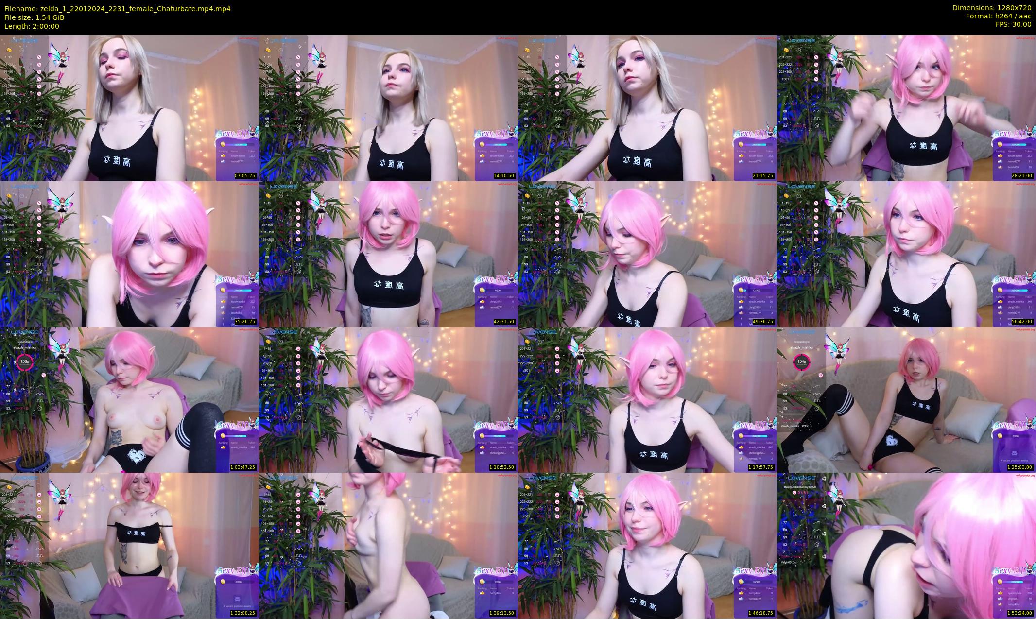 zelda_1 — 120 minute Chaturbate female cam show recording, 720p, Jan 22, 2024