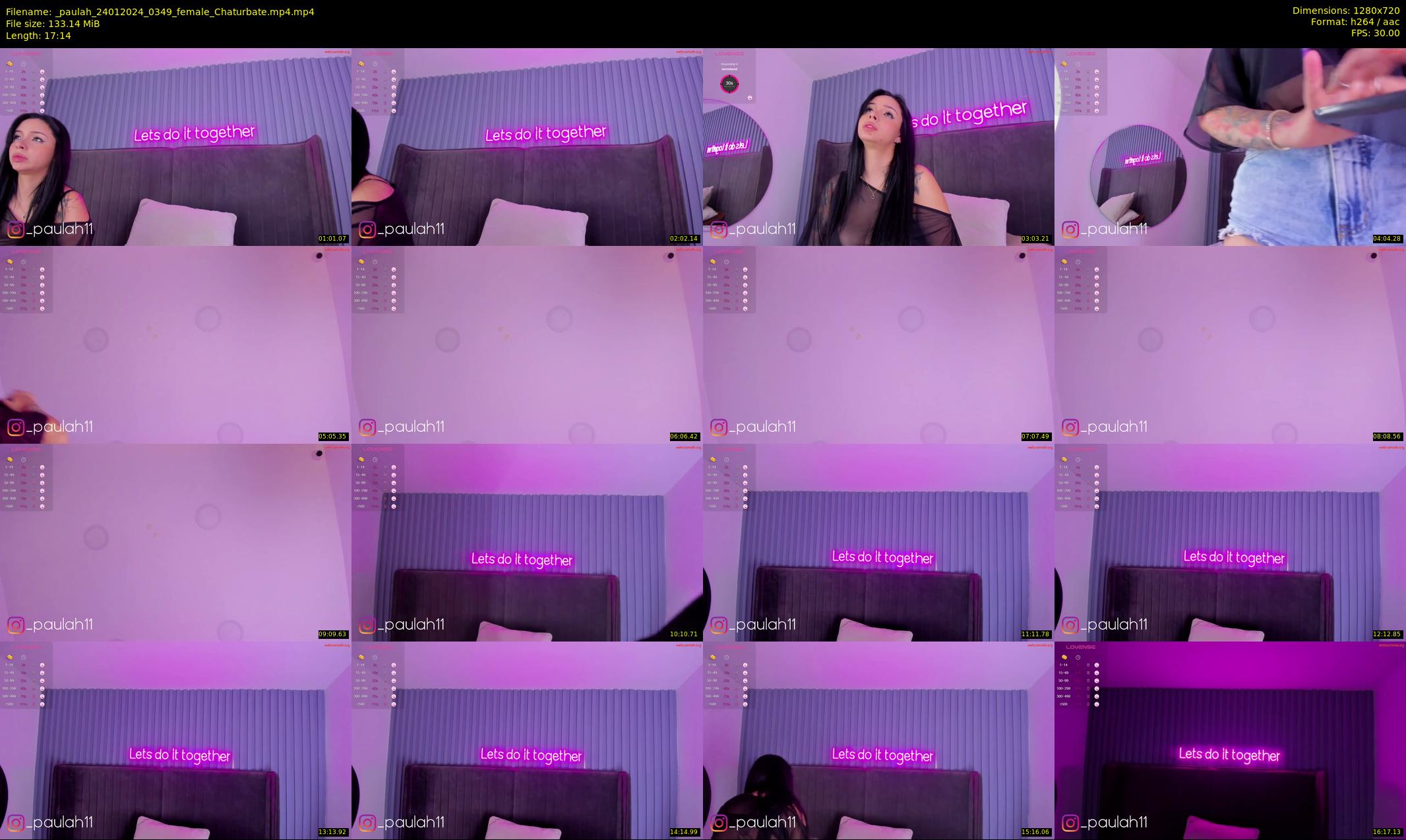 _paulah — 18 minute Chaturbate female cam show recording, 720p, Jan 24, 2024