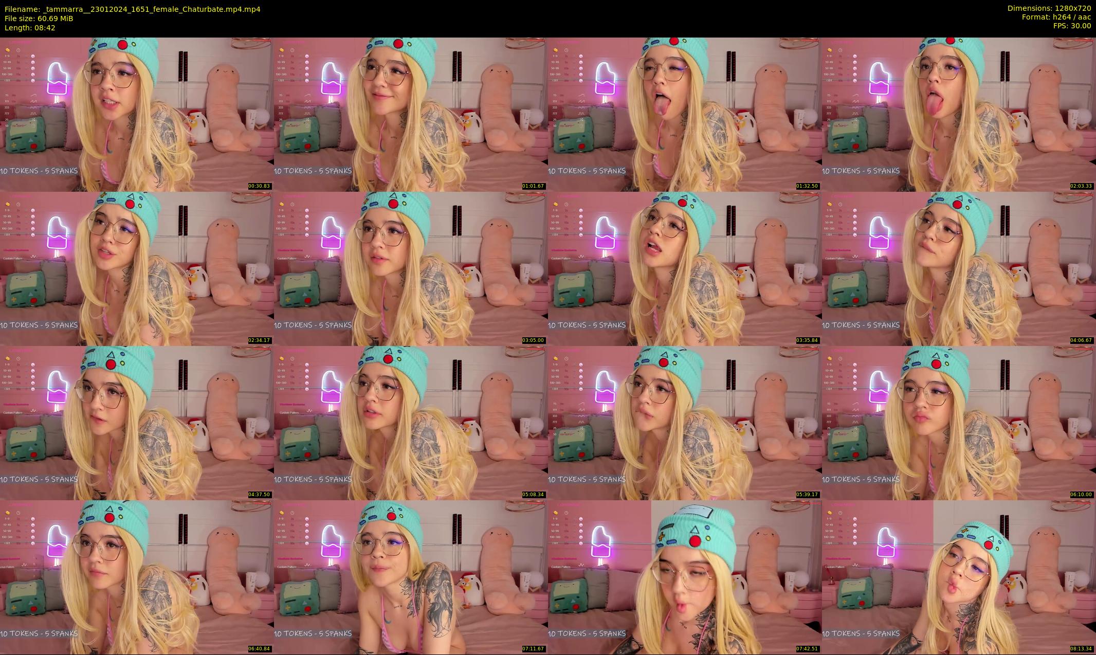 _tammarra_ — 9 minute Chaturbate female cam show recording, 720p, Jan 23, 2024