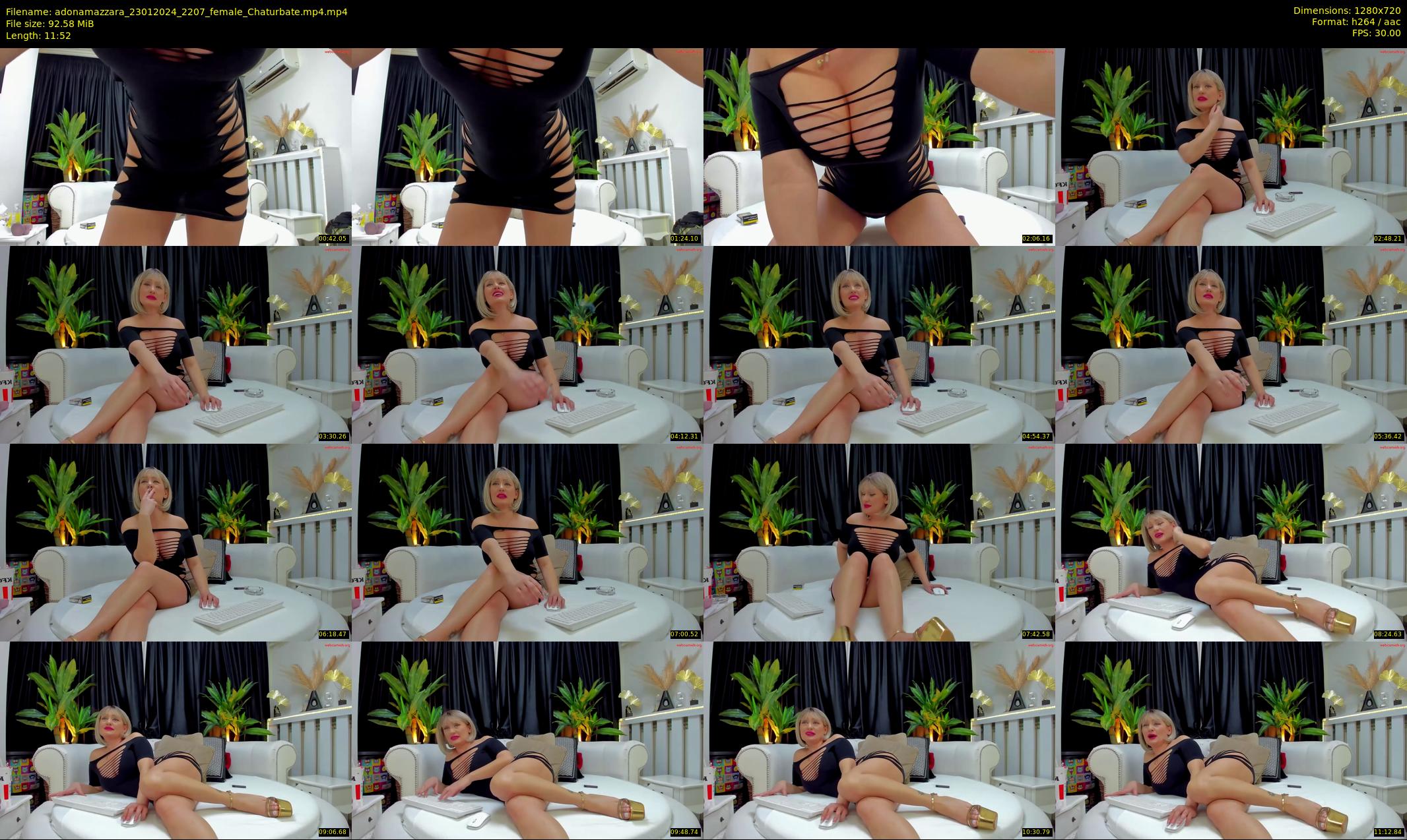 adonamazzara — 12 minute Chaturbate female cam show recording, 720p, Jan 23, 2024