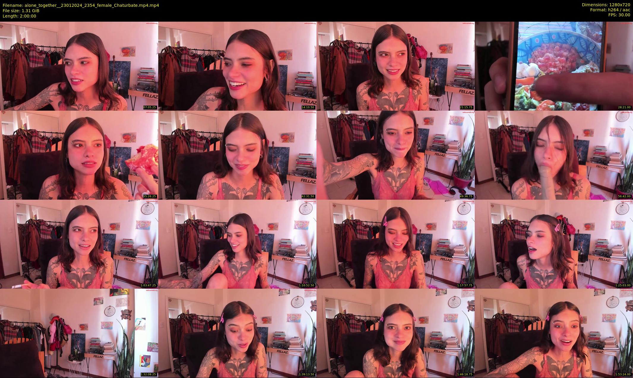 alone_together_ — 120 minute Chaturbate female cam show recording, 720p, Jan 23, 2024