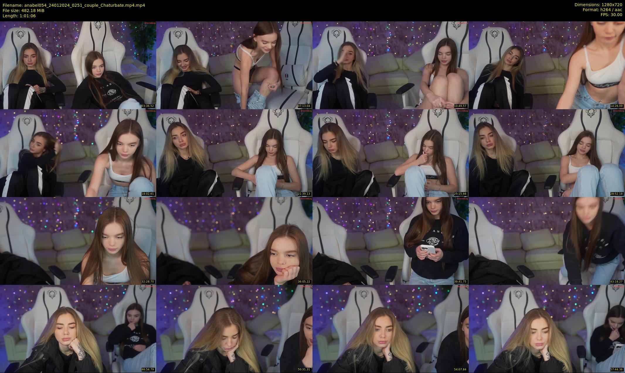 anabel054 — 62 minute Chaturbate female cam show recording, 720p, Jan 24, 2024