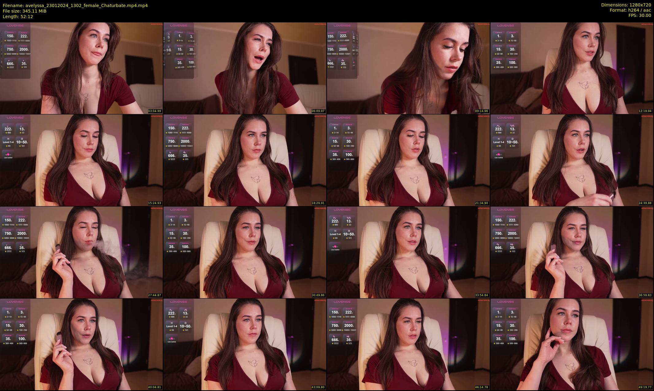 avelyssa — 53 minute Chaturbate female cam show recording, 720p, Jan 23, 2024