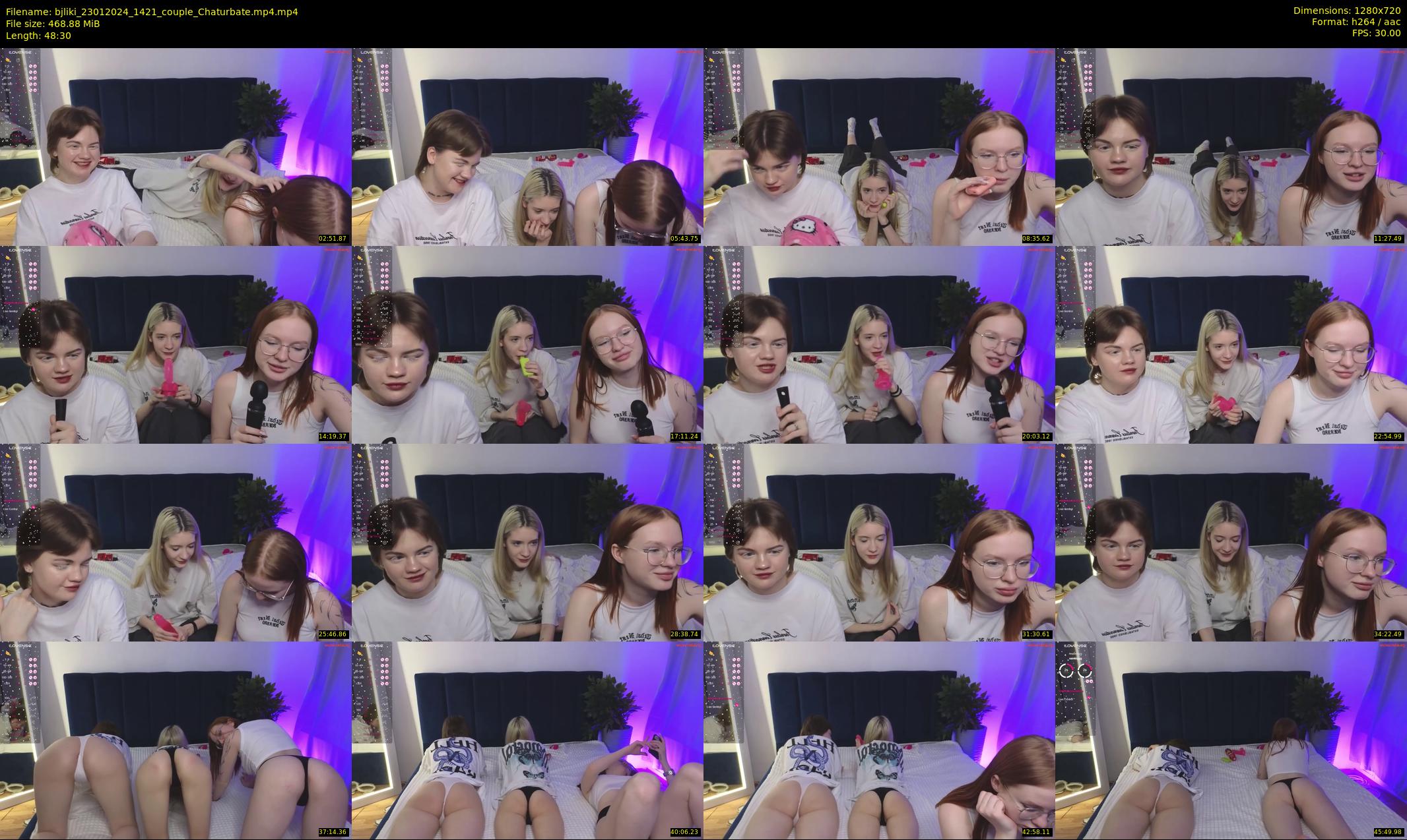 bjliki — 49 minute Chaturbate couple cam show recording, 720p, Jan 23, 2024