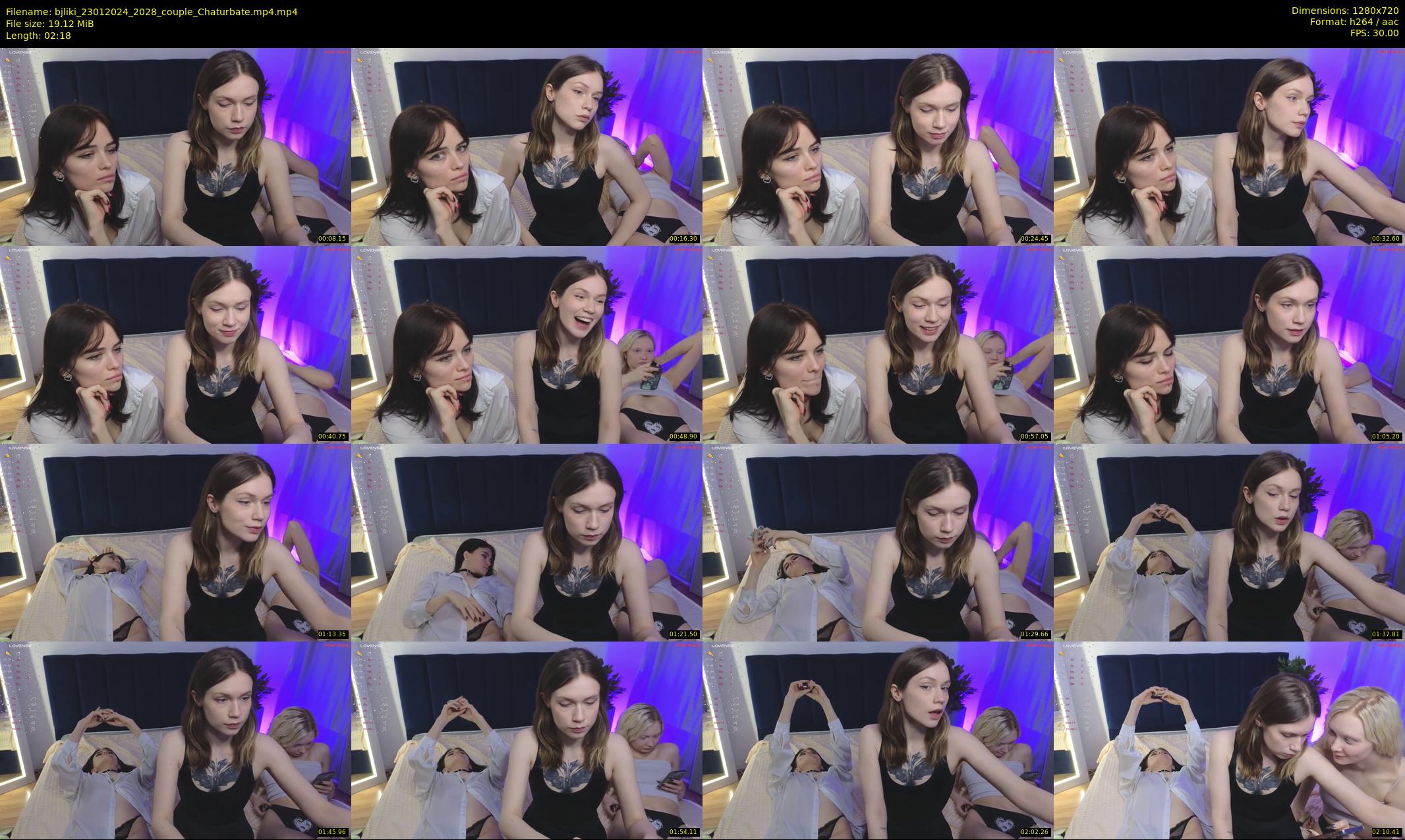 bjliki — 3 minute Chaturbate couple cam show recording, 720p, Jan 23, 2024