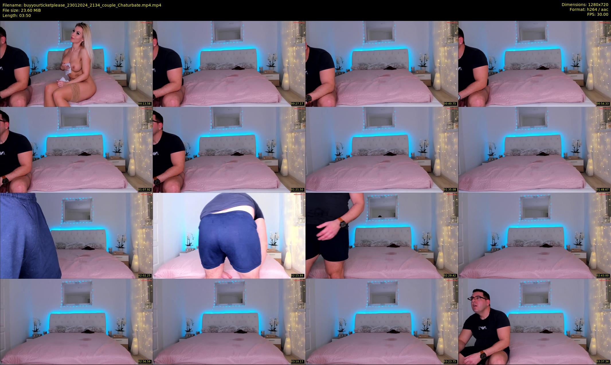 buyyourticketplease — 4 minute Chaturbate couple cam show recording, 720p, Jan 23, 2024