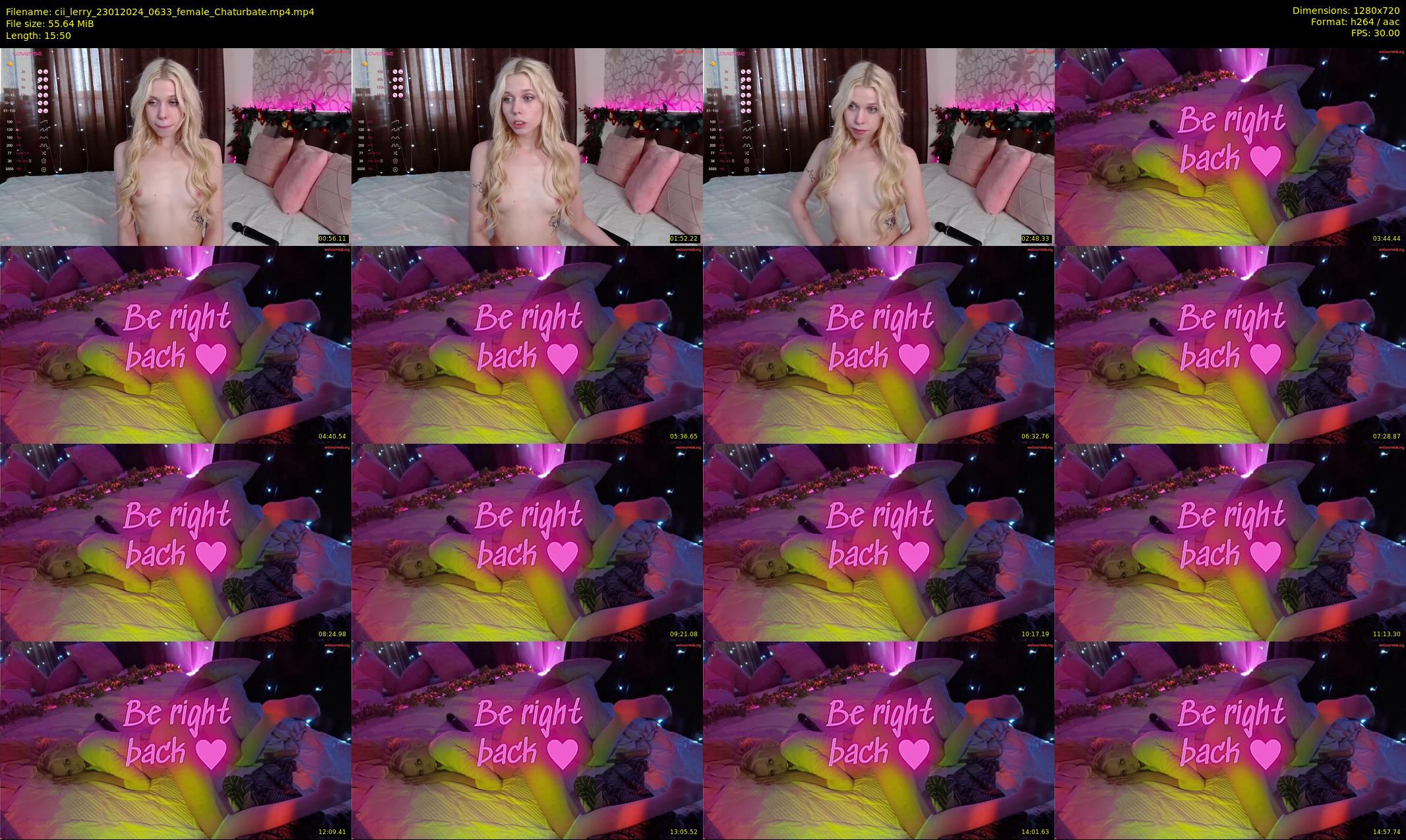 cii_lerry — 16 minute Chaturbate female cam show recording, 720p, Jan 23, 2024