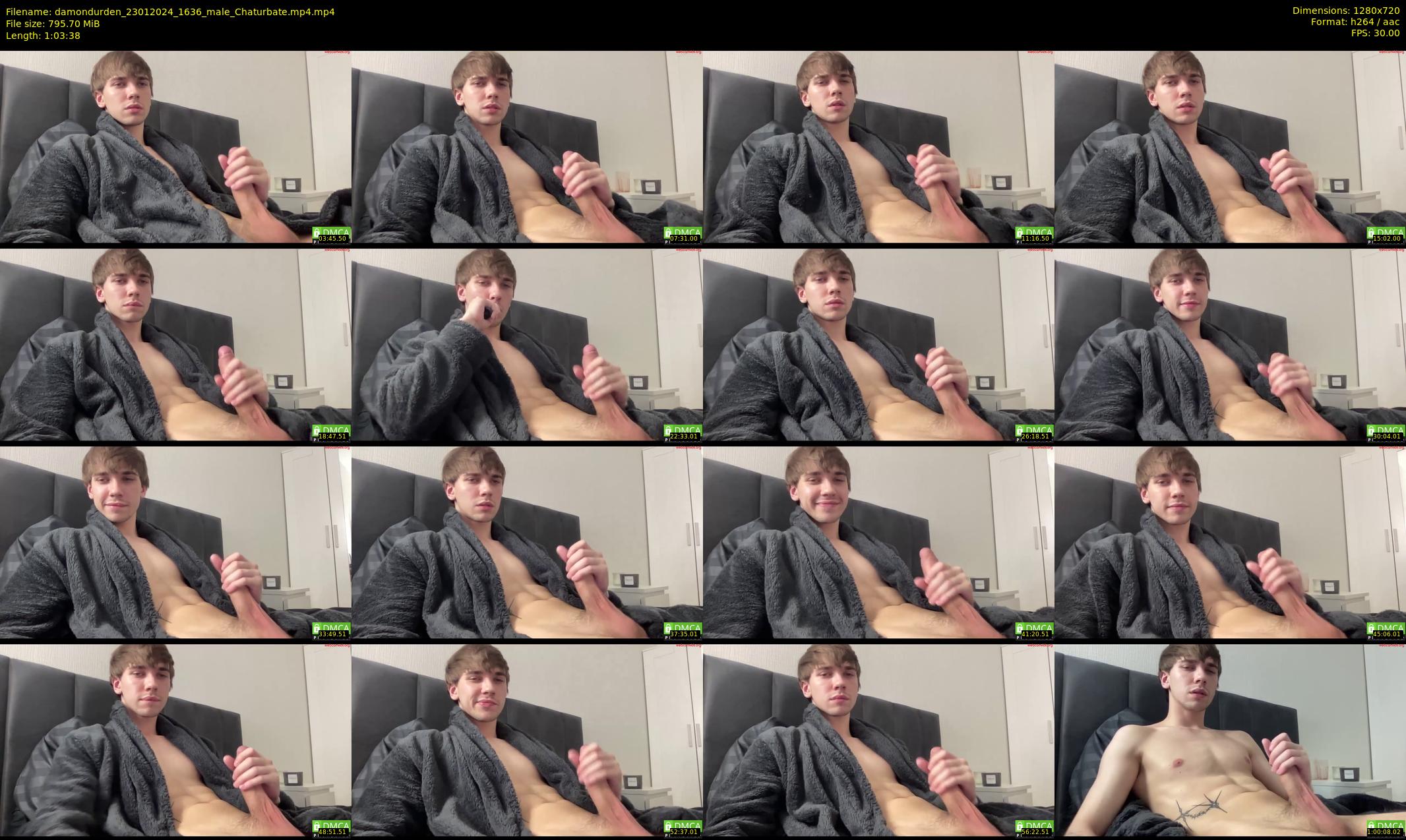 damondurden — 64 minute Chaturbate male cam show recording, 720p, Jan 23, 2024