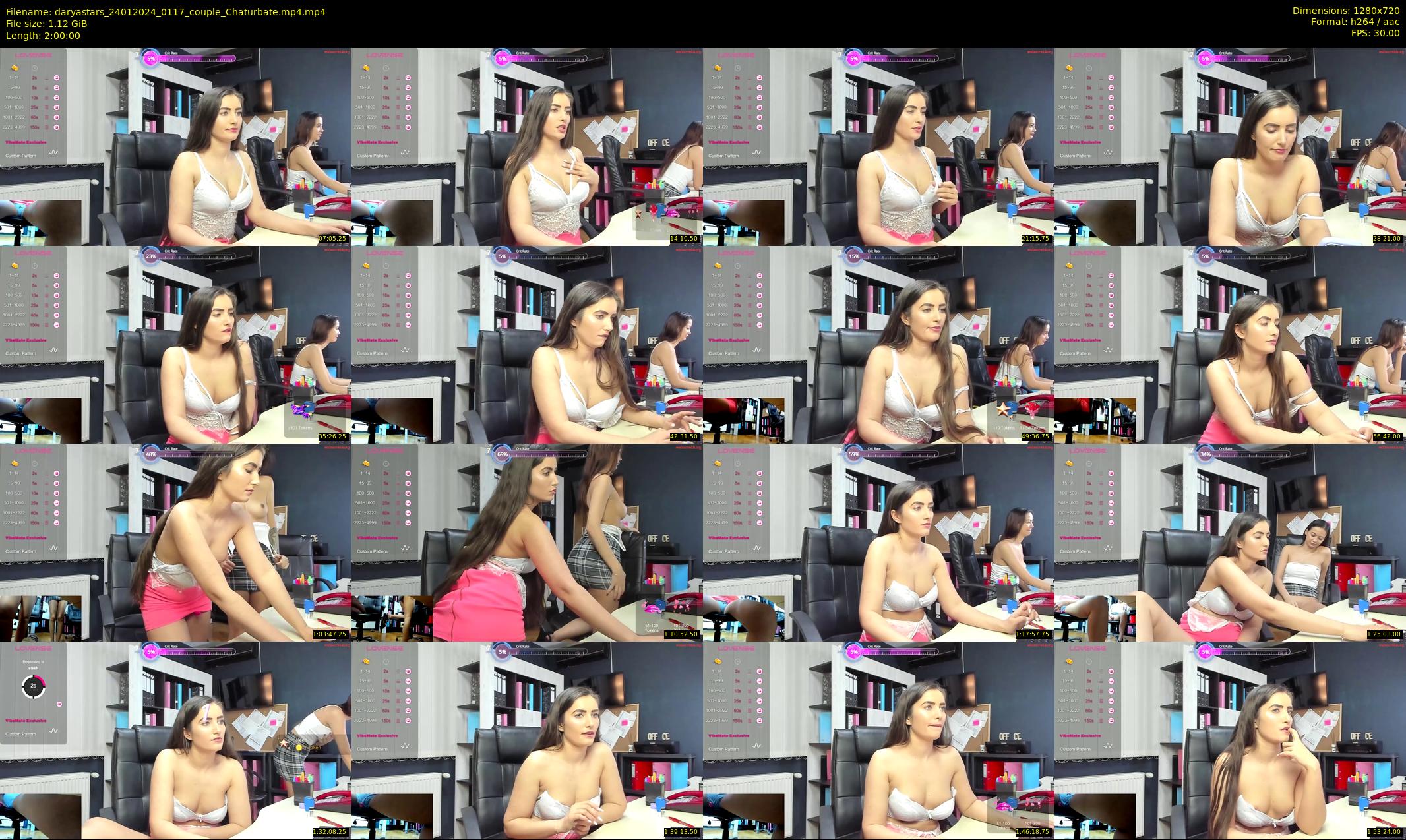 daryastars — 120 minute Chaturbate couple cam show recording, 720p, Jan 24, 2024