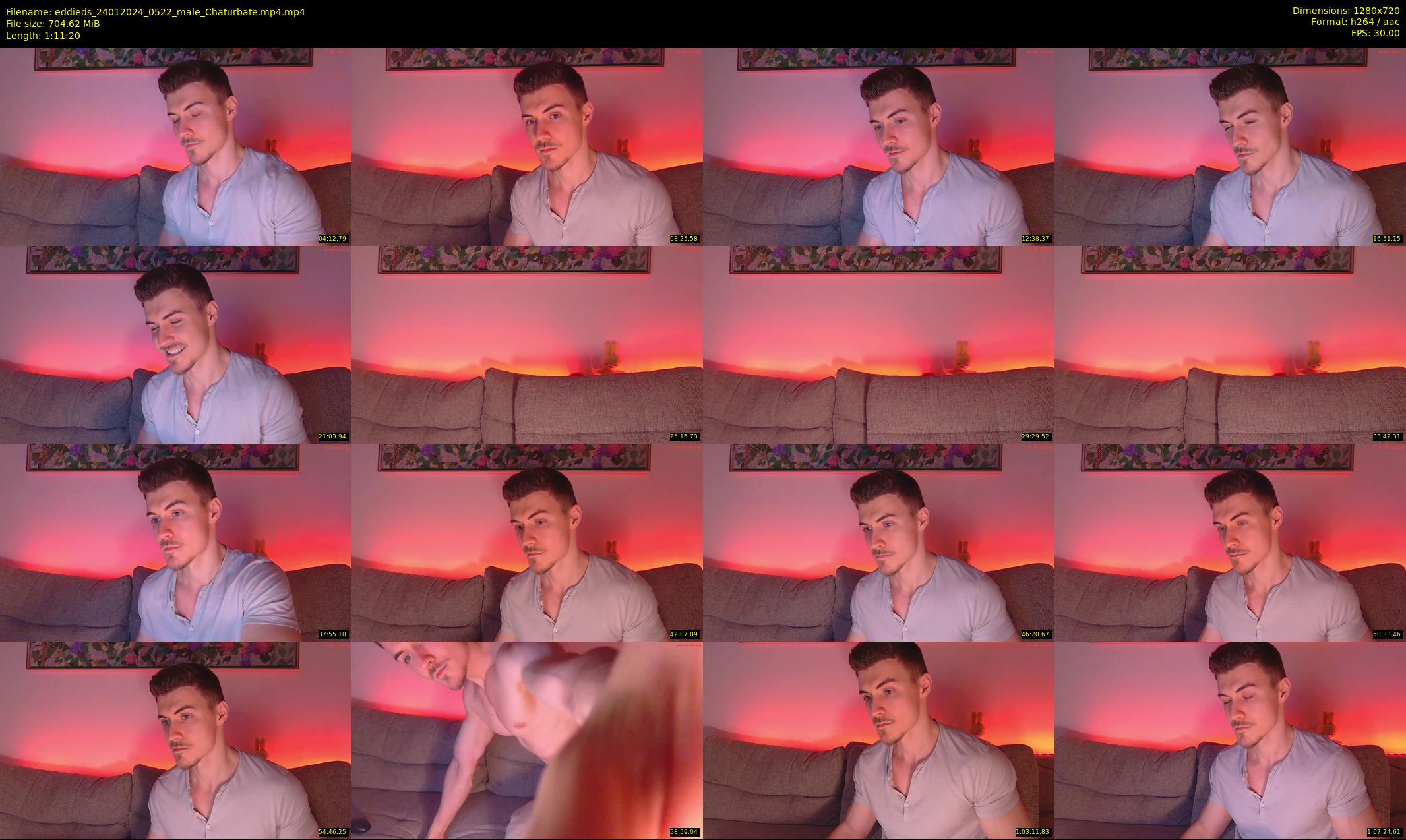 eddieds — 72 minute Chaturbate male cam show recording, 720p, Jan 24, 2024