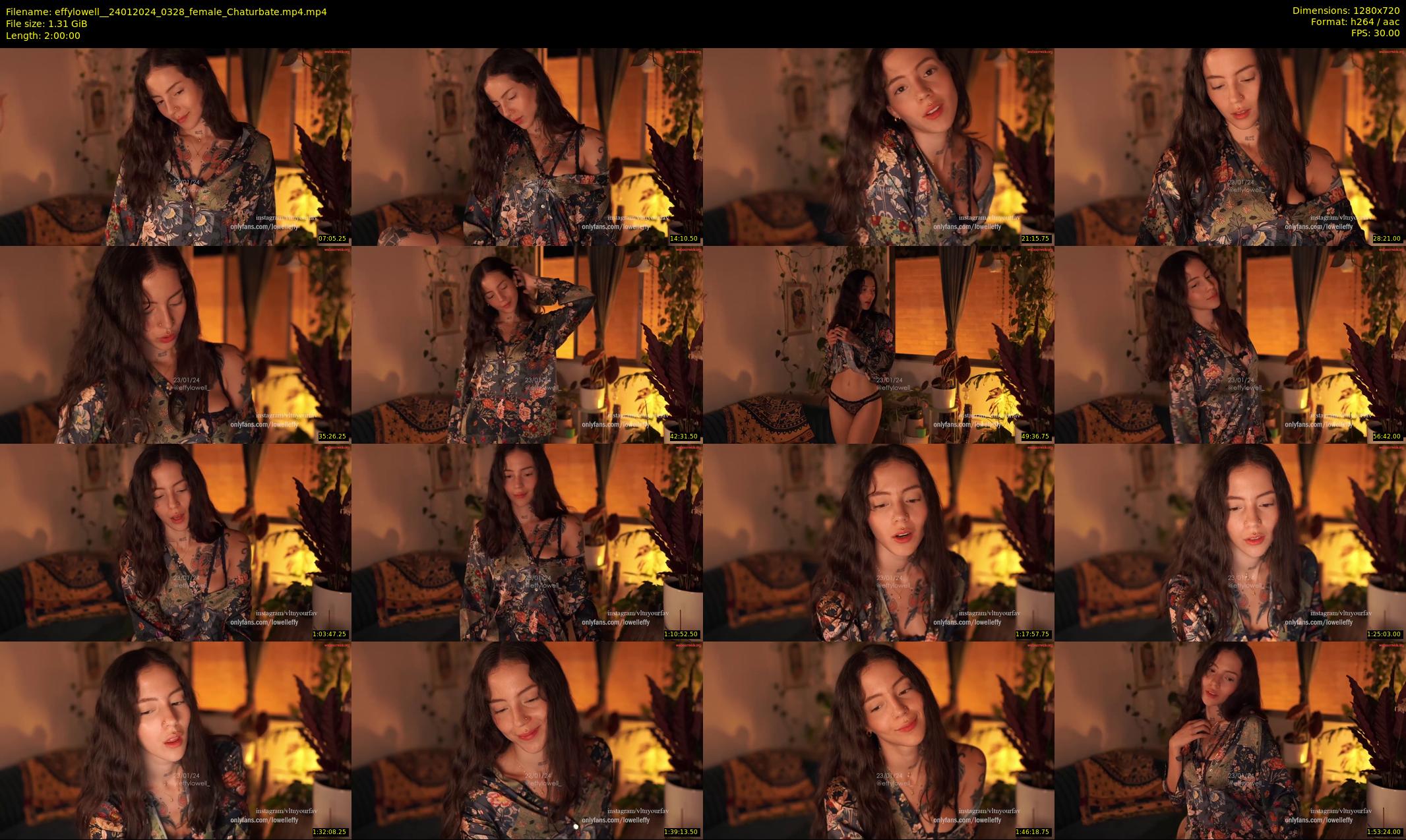 effylowell_ — 120 minute Chaturbate female cam show recording, 720p, Jan 24, 2024