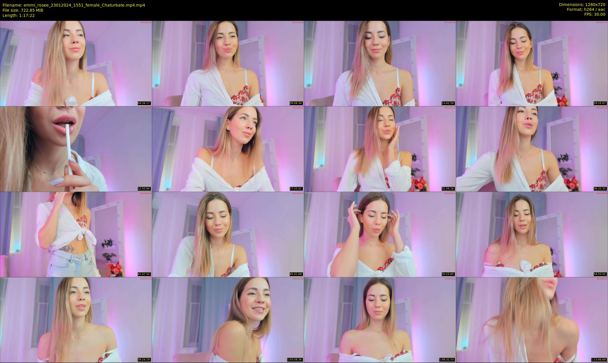 emmi_rosee — 78 minute Chaturbate female cam show recording, 720p, Jan 23, 2024