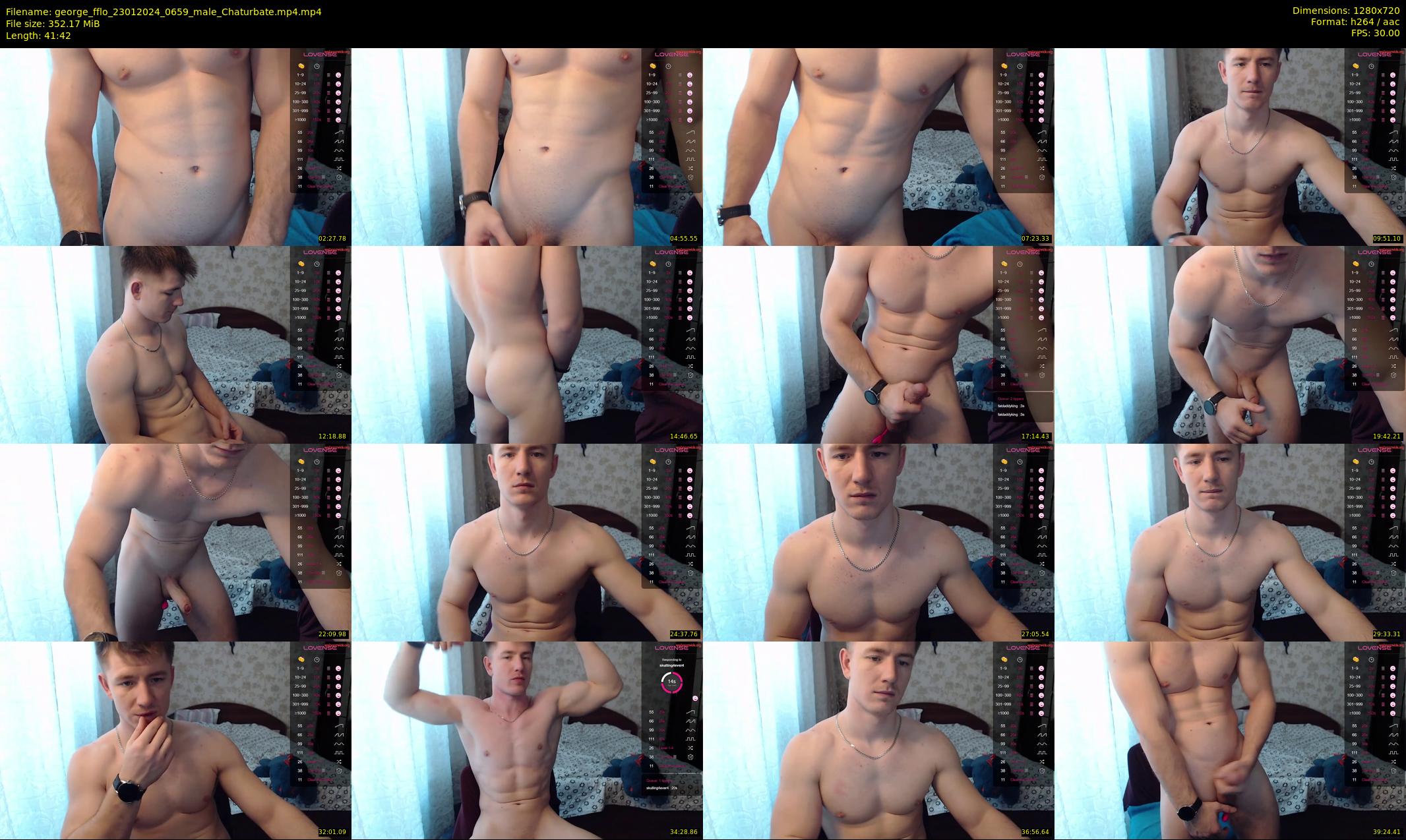 george_fflo — 42 minute Chaturbate male cam show recording, 720p, Jan 23, 2024