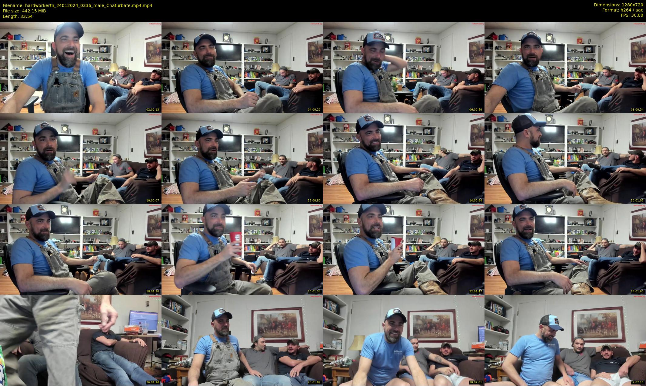 hardworkertn — 34 minute Chaturbate male cam show recording, 720p, Jan 24, 2024