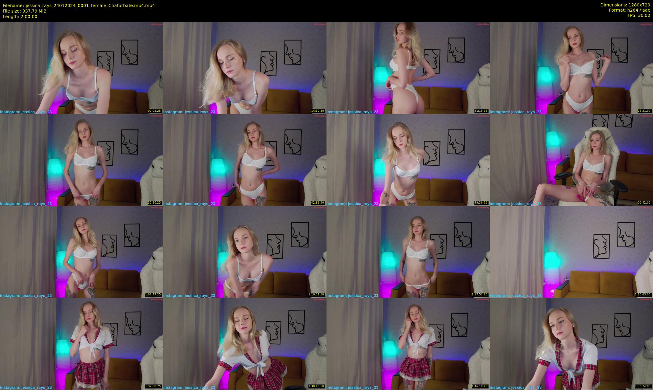 jessica_rays — 120 minute Chaturbate couple cam show recording, 720p, Jan 24, 2024