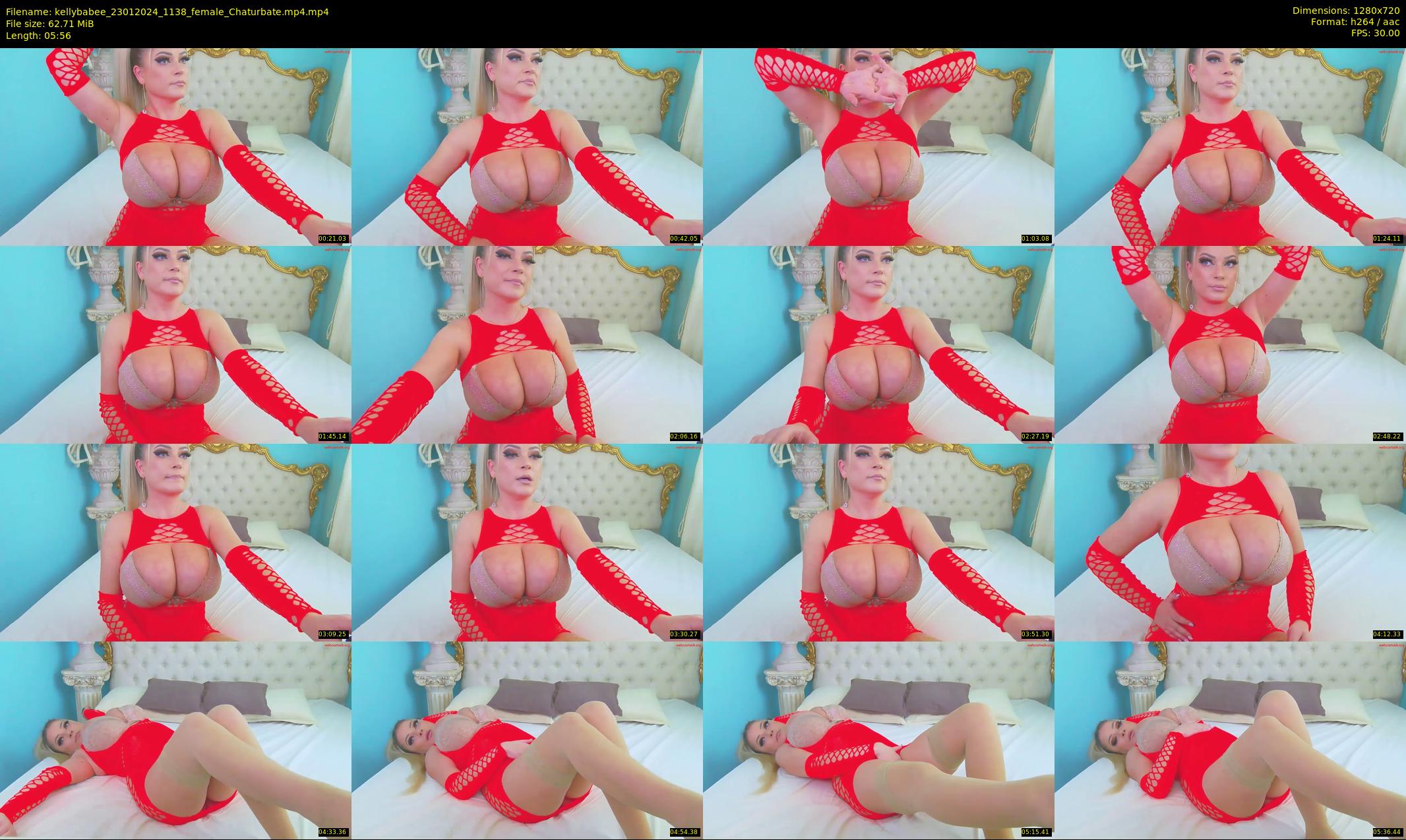 kellybabee — 6 minute Chaturbate female cam show recording, 720p, Jan 23, 2024