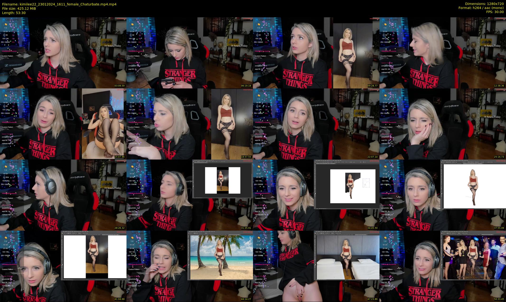 kimilee22 — 54 minute Chaturbate female cam show recording, 720p, Jan 23, 2024
