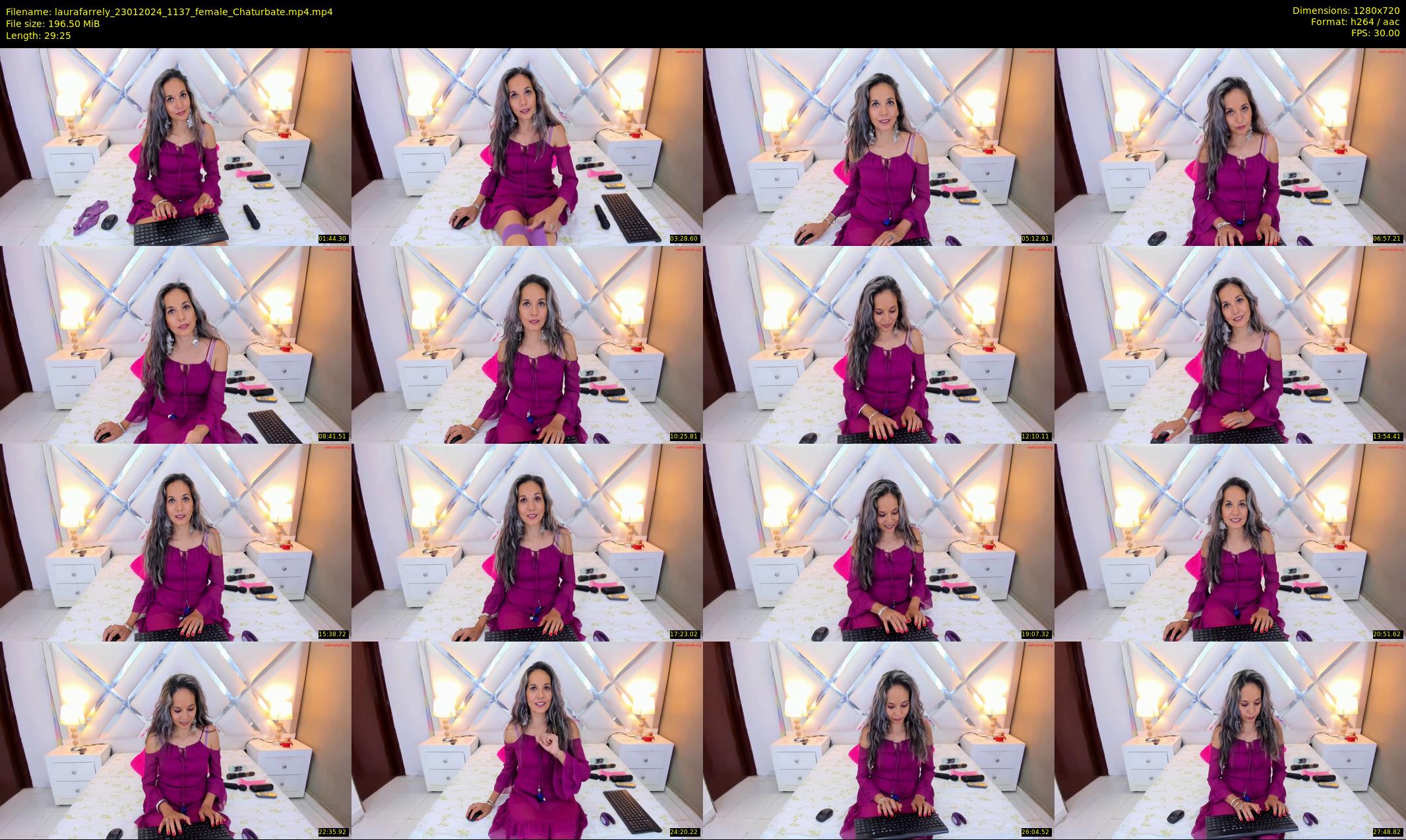 laurafarrely — 30 minute Chaturbate female cam show recording, 720p, Jan 23, 2024