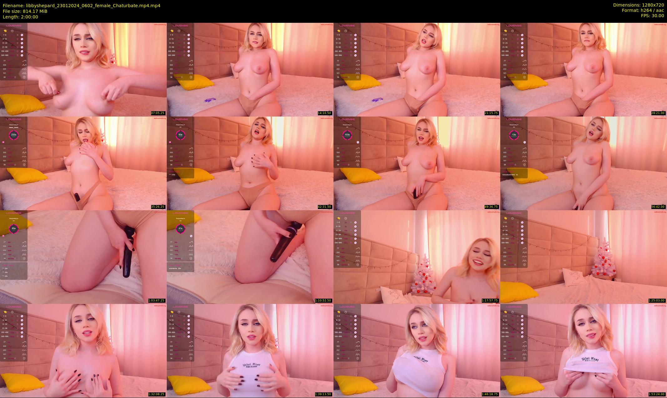 libbyshepard — 120 minute Chaturbate female cam show recording, 720p, Jan 23, 2024