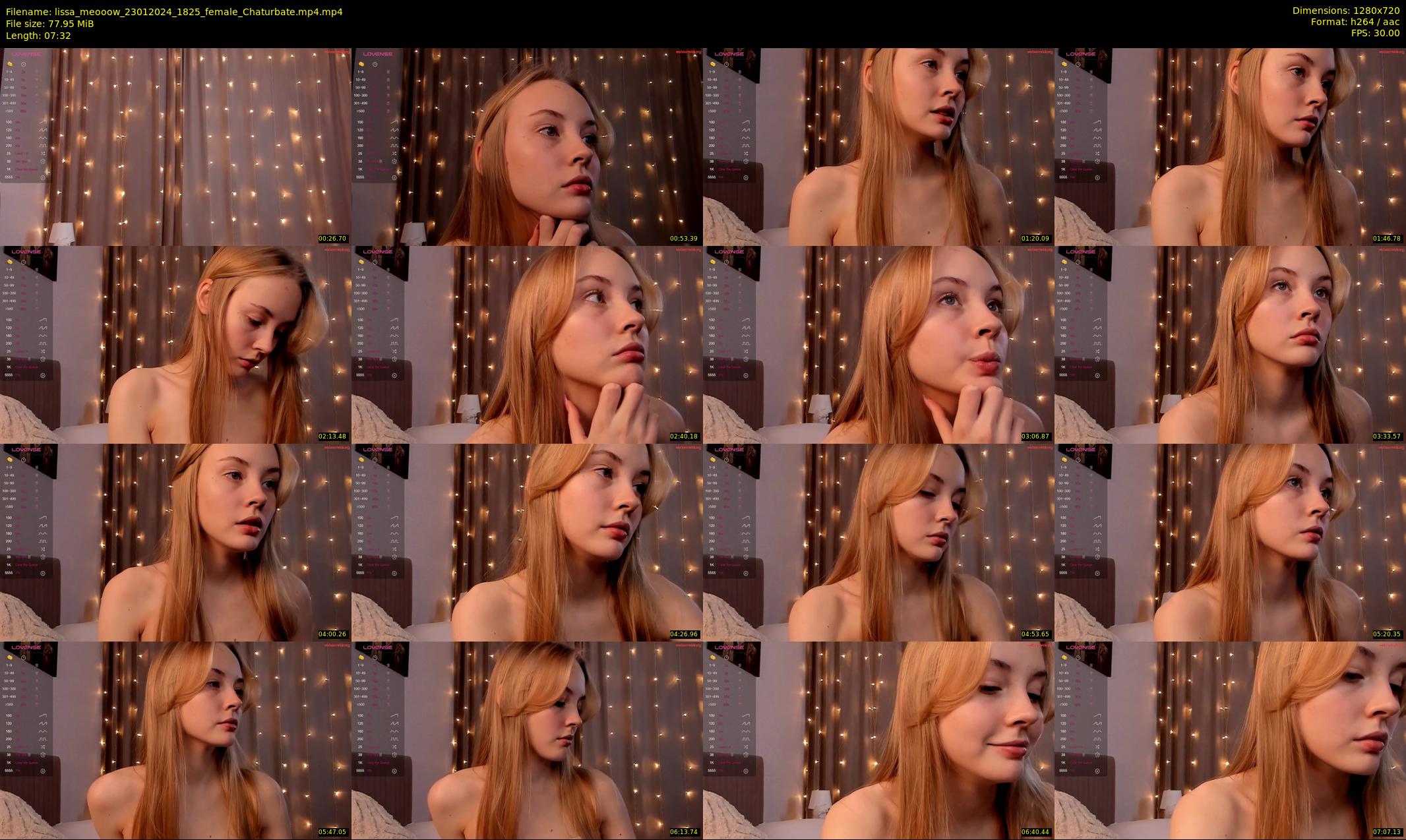 lissa_meooow — 8 minute Chaturbate female cam show recording, 720p, Jan 23, 2024