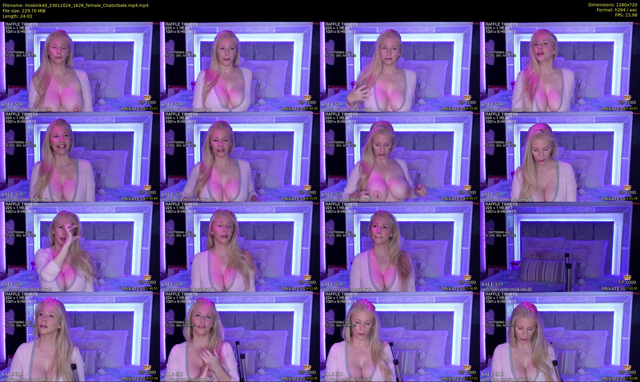 miakinkdd — 25 minute Chaturbate female cam show recording, 720p, Jan 23, 2024